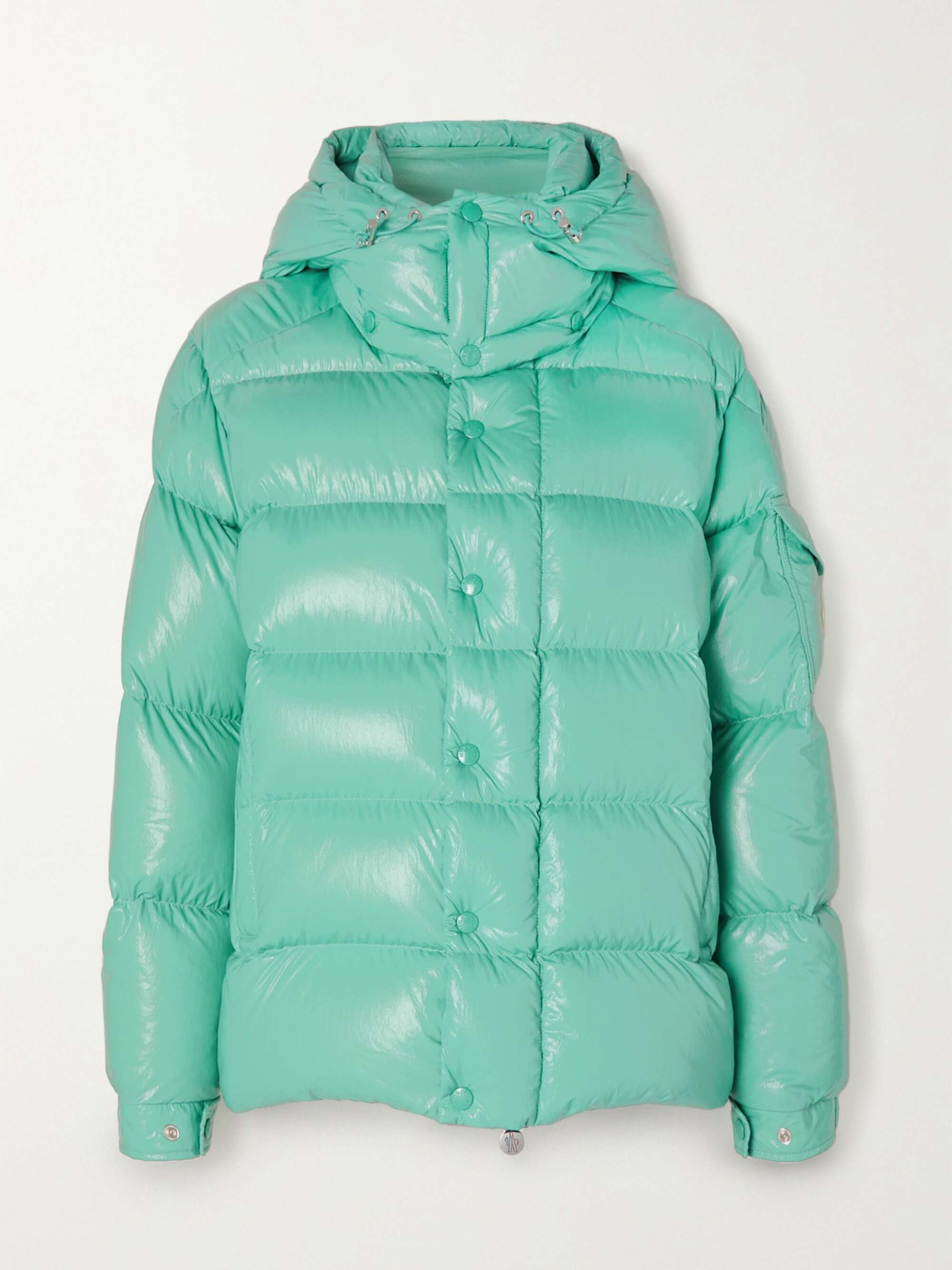 Moncler Maya quilted shell down jacket view