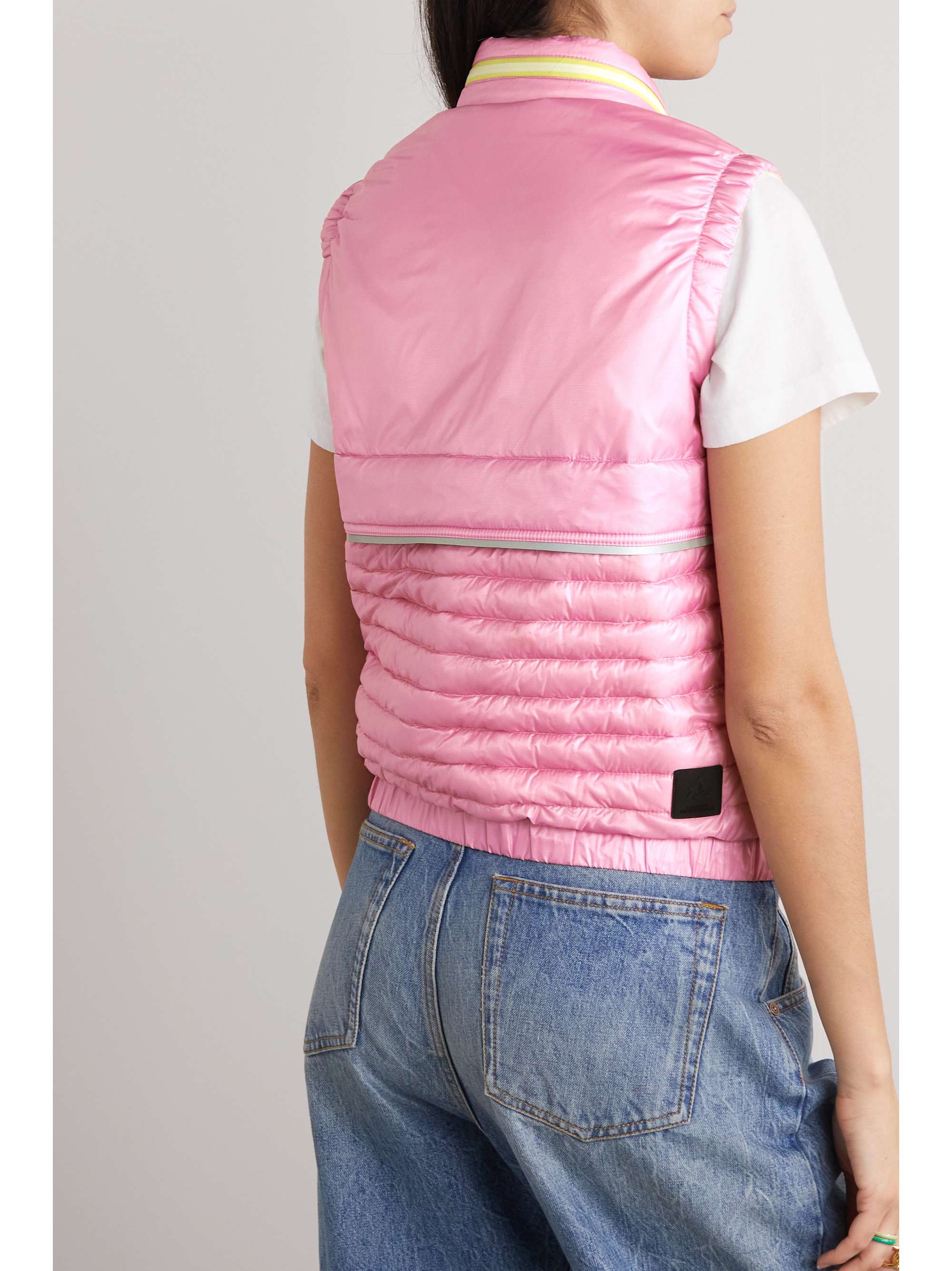 Gumiane quilted shell down vest view