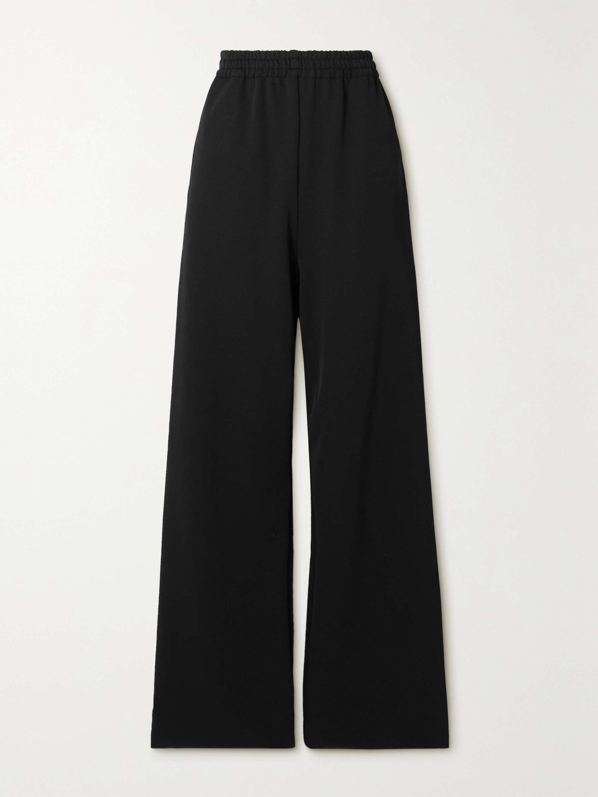 Oversized stretch-jersey wide-leg pants view
