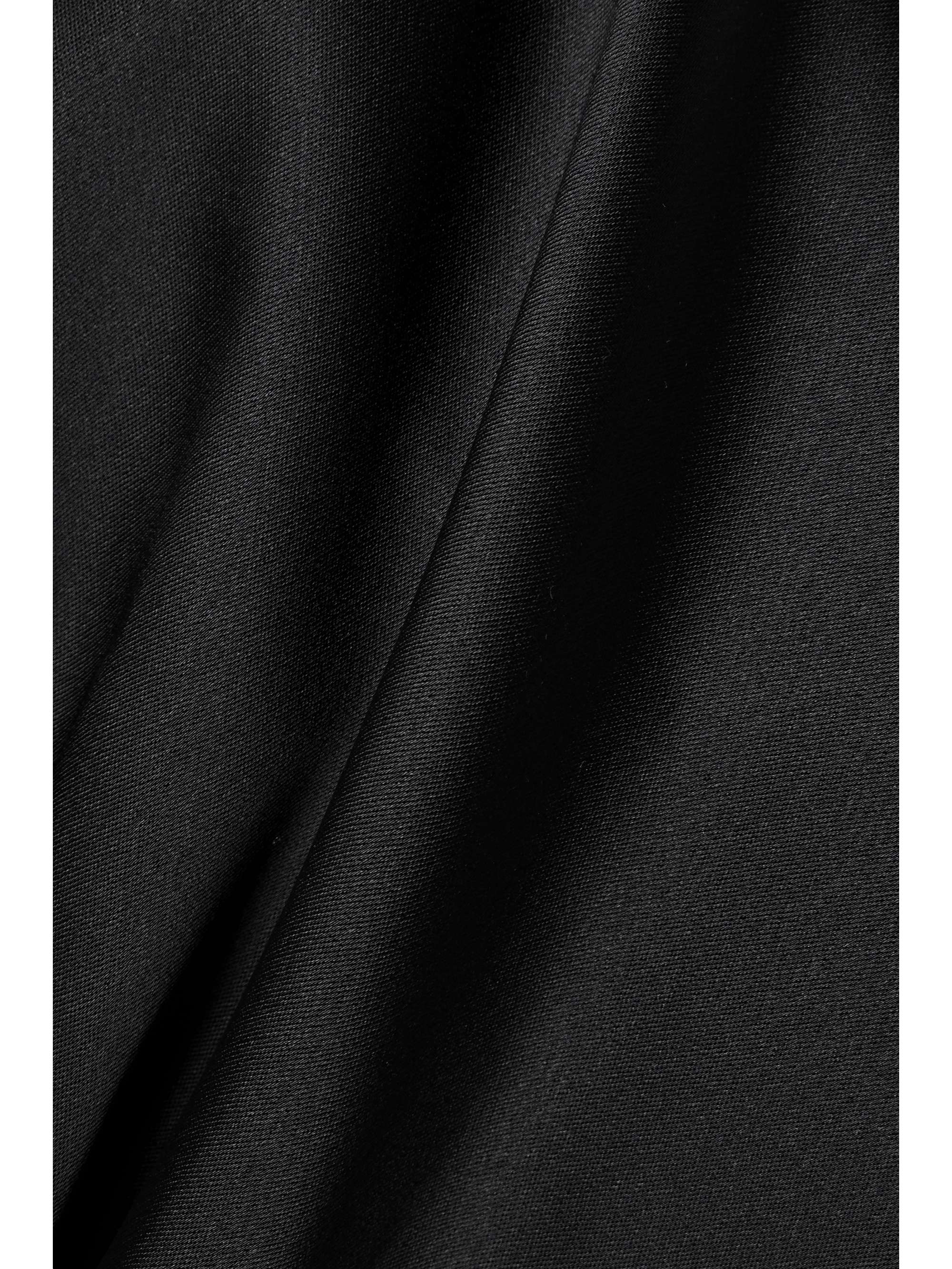 Hooded duchesse-satin blouse view