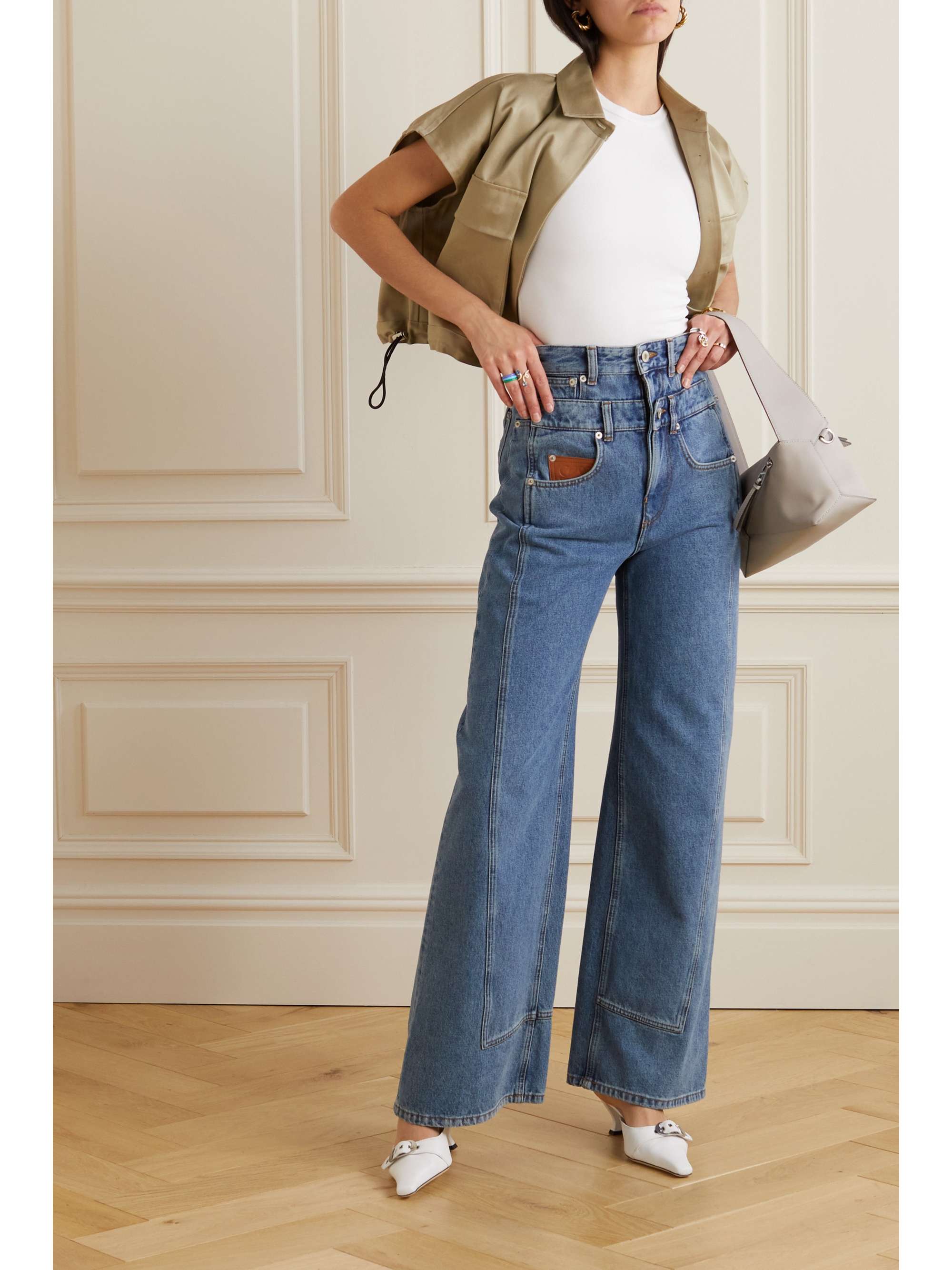 Stretch-cotton jersey bodysuit view