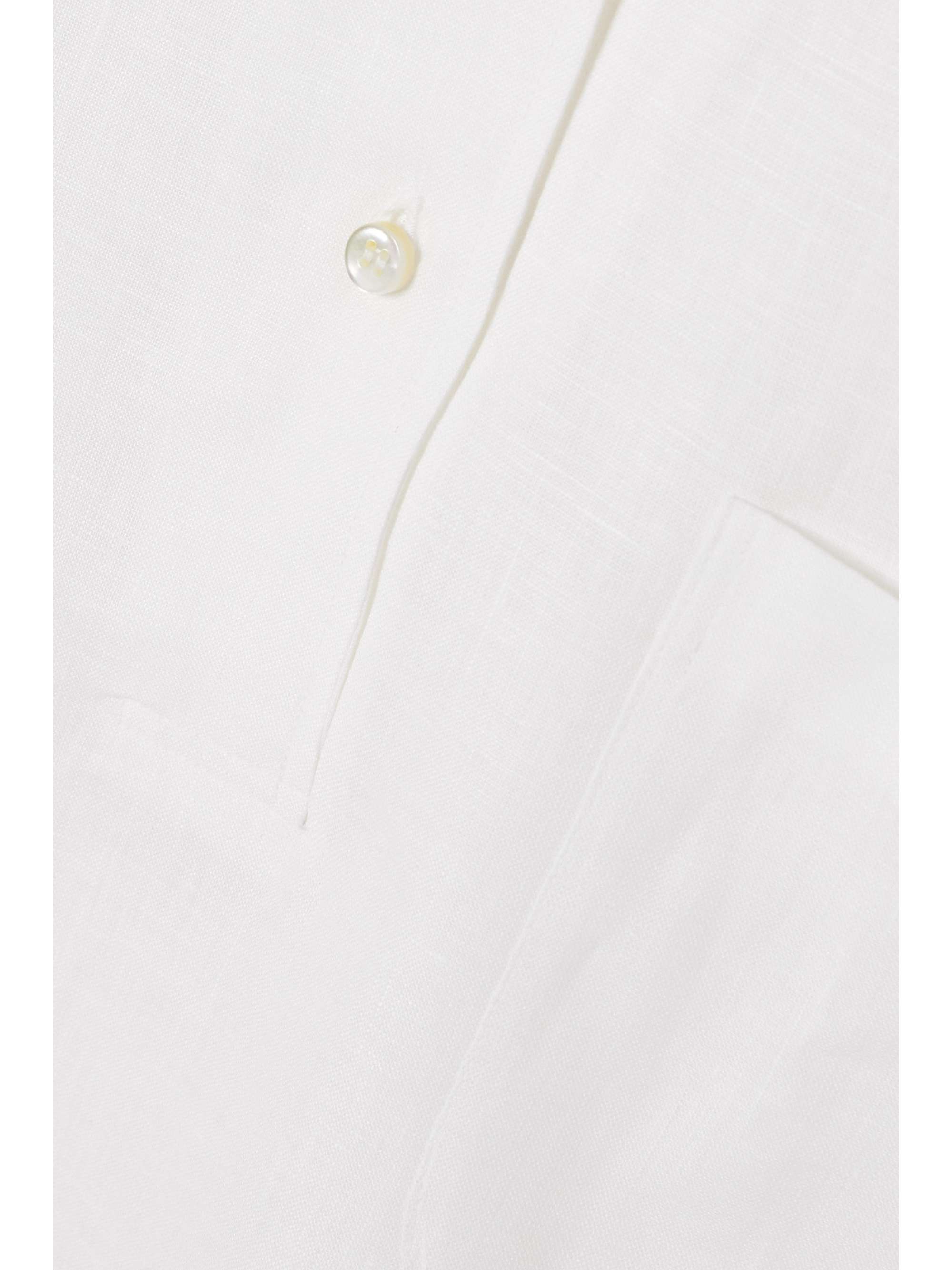 Appliquéd linen shirt view