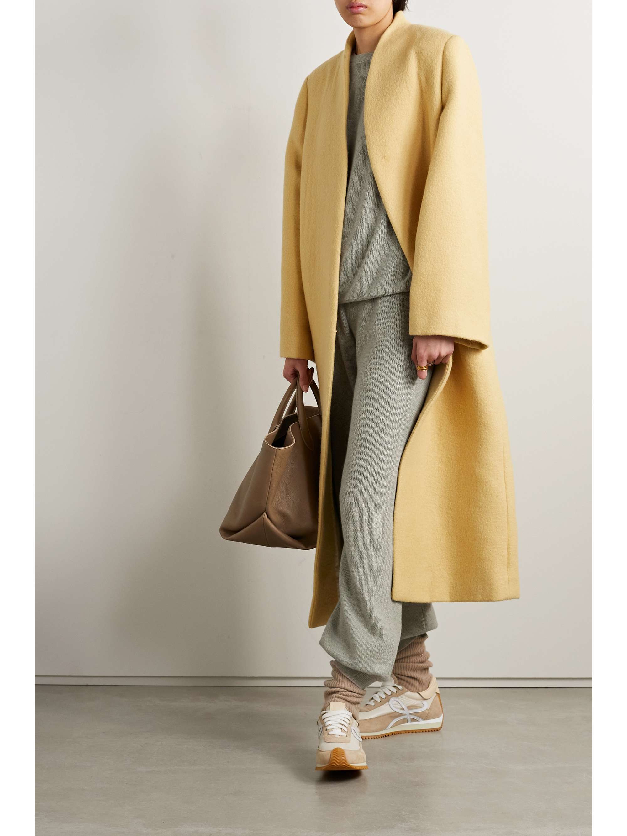 Cashmere track pants view