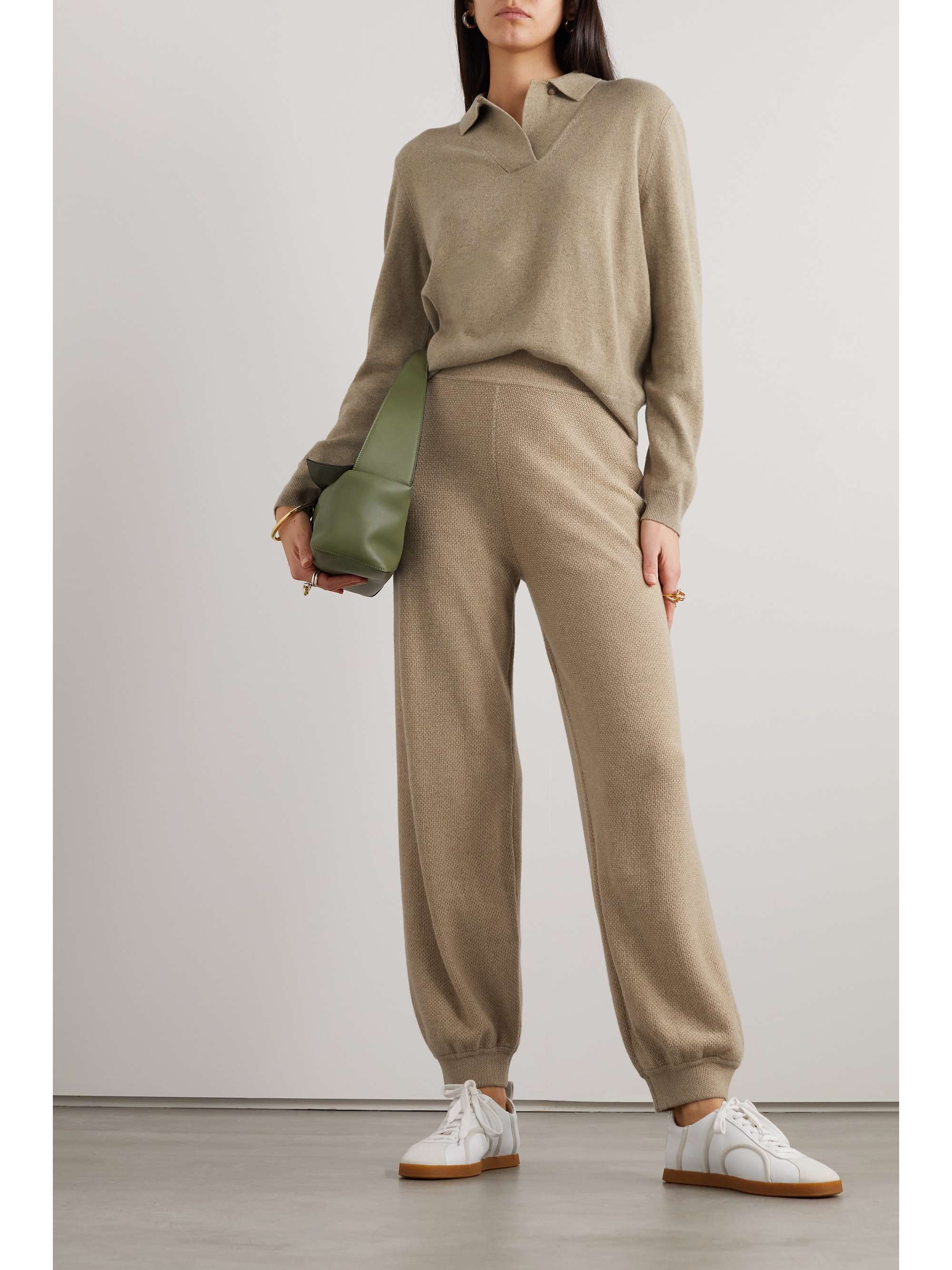 Cashmere track pants view