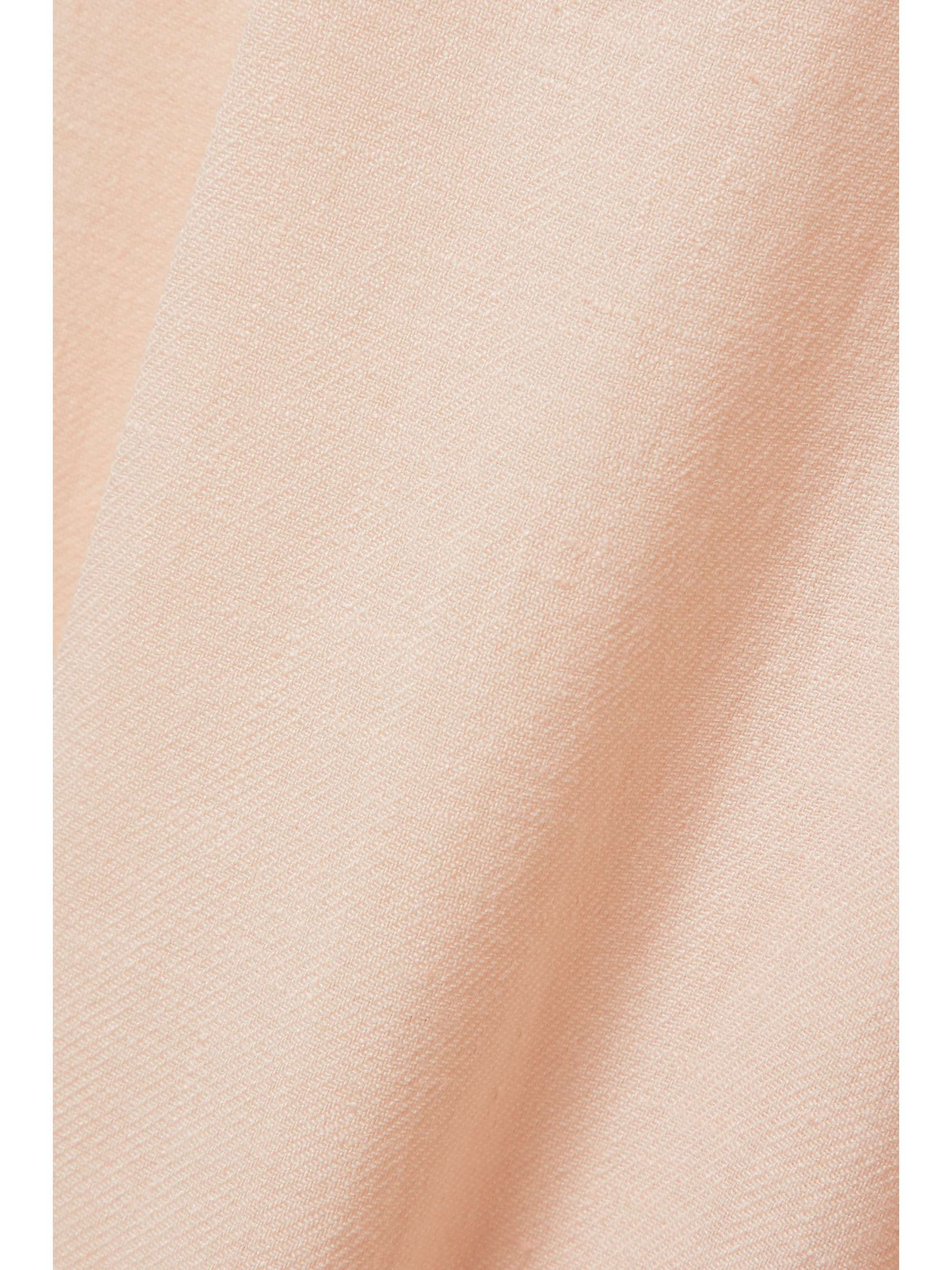 Nyack pleated linen and wool-blend wide-leg pants view