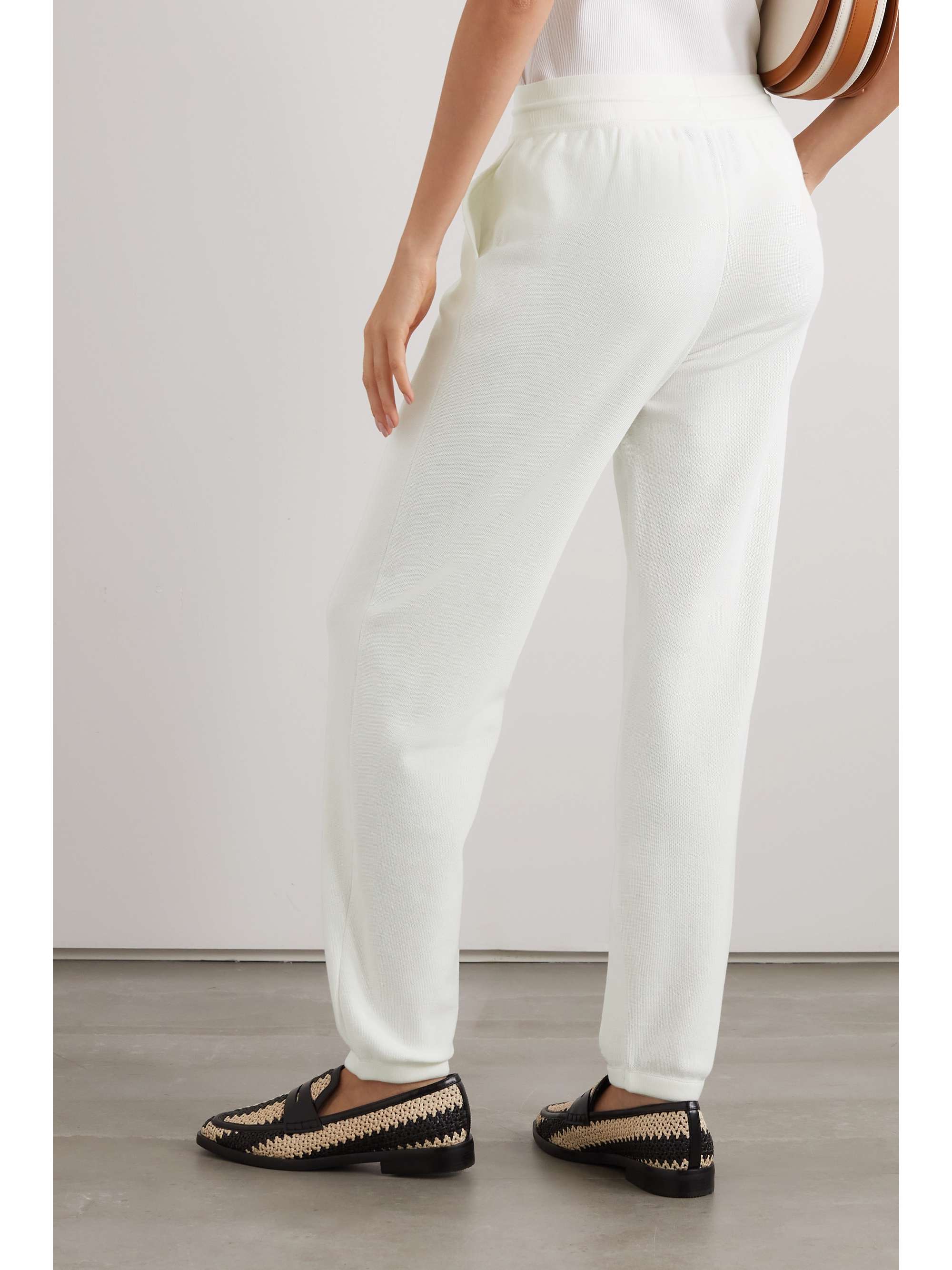 Paraggi cotton tapered track pants view