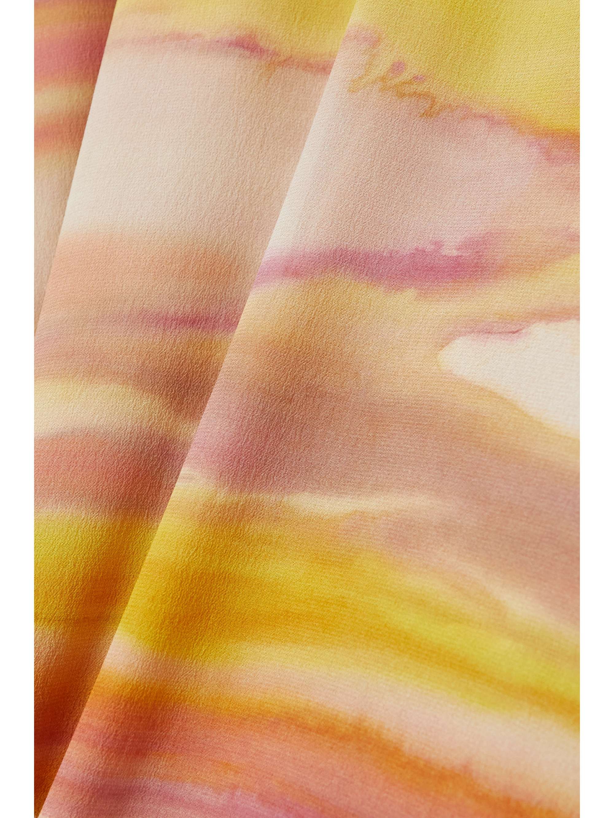 Cillia striped silk-chiffon maxi dress view
