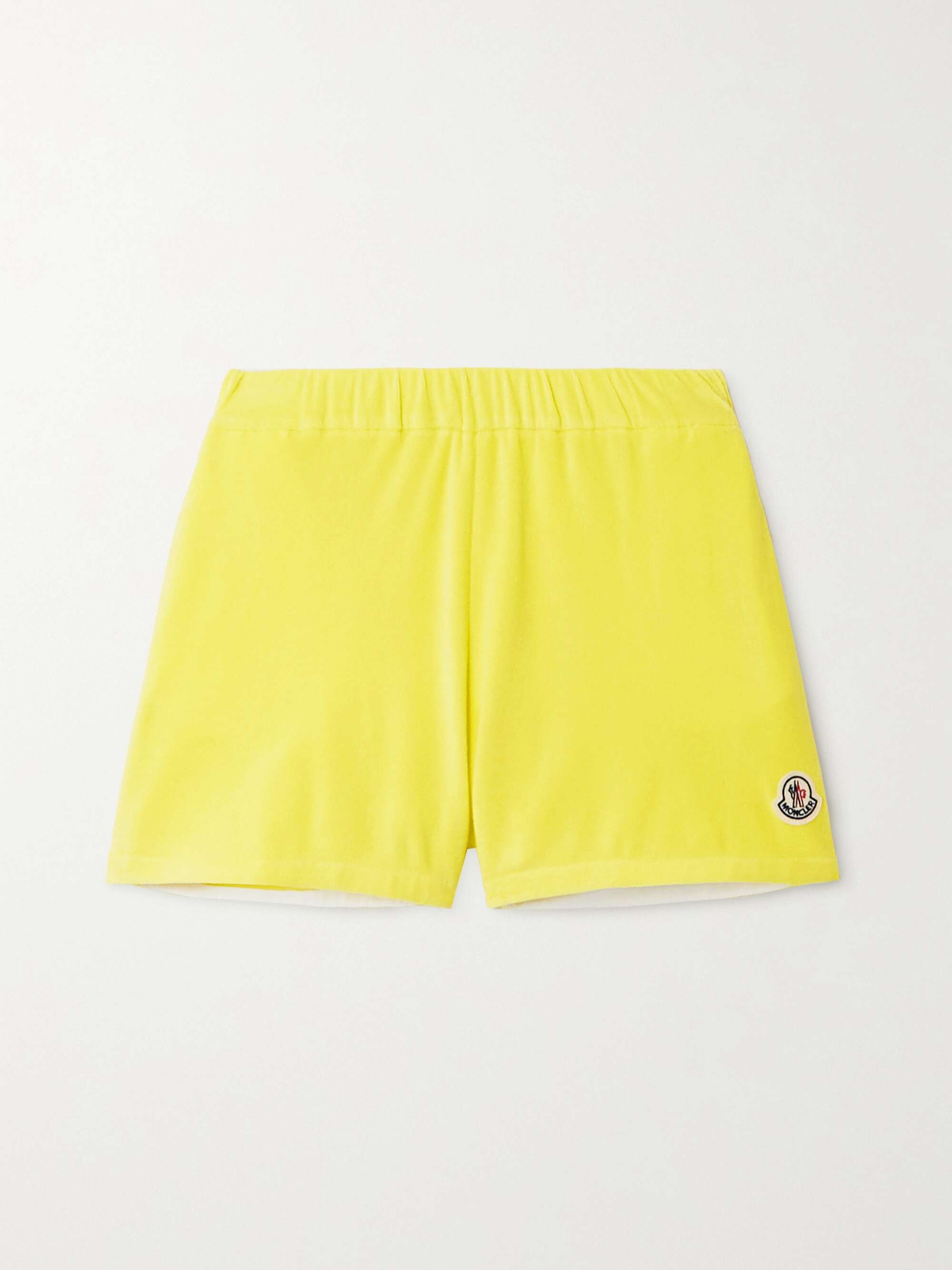 Cotton-blend terry shorts view