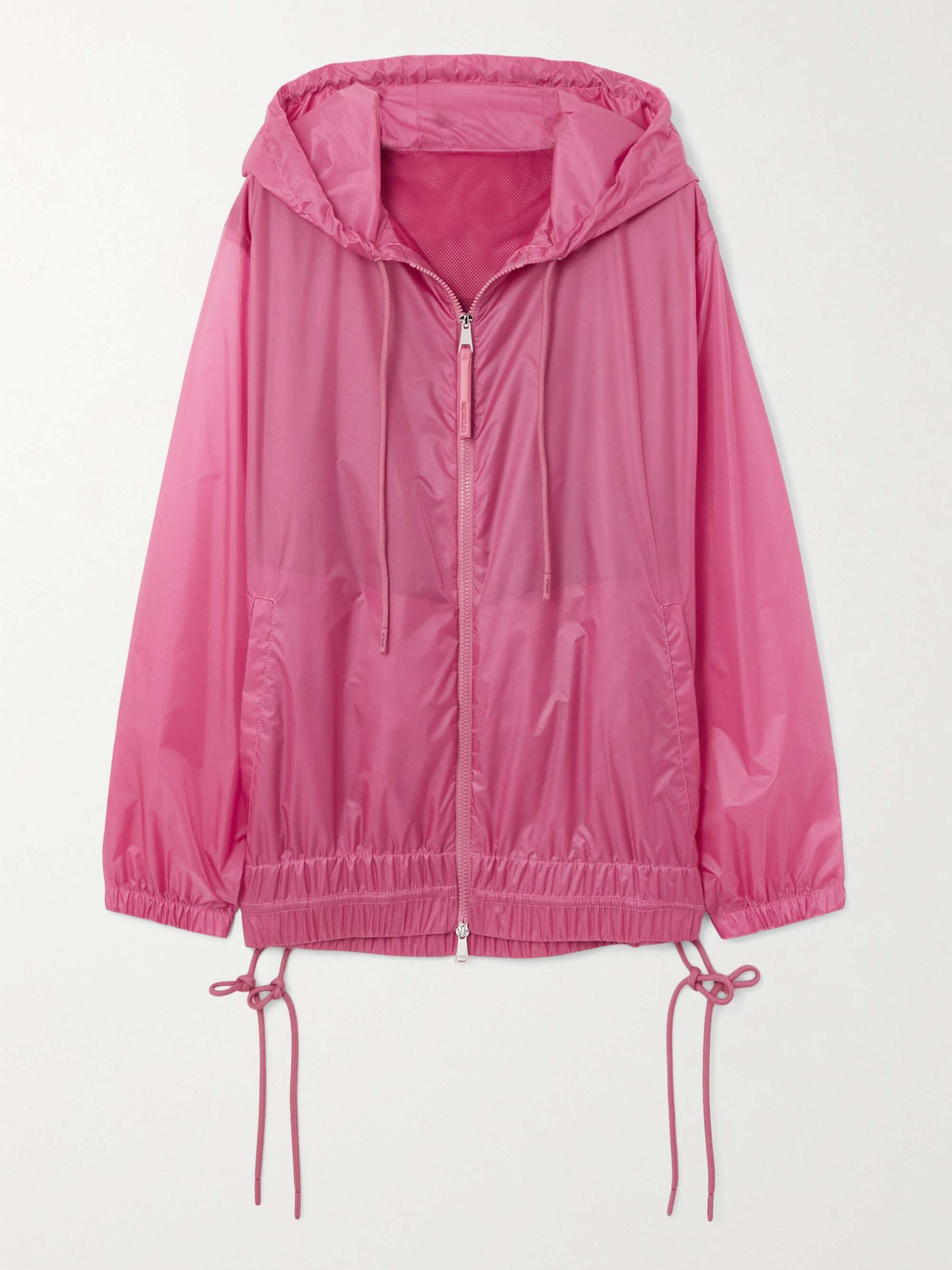 Pointu printed shell hooded jacket view