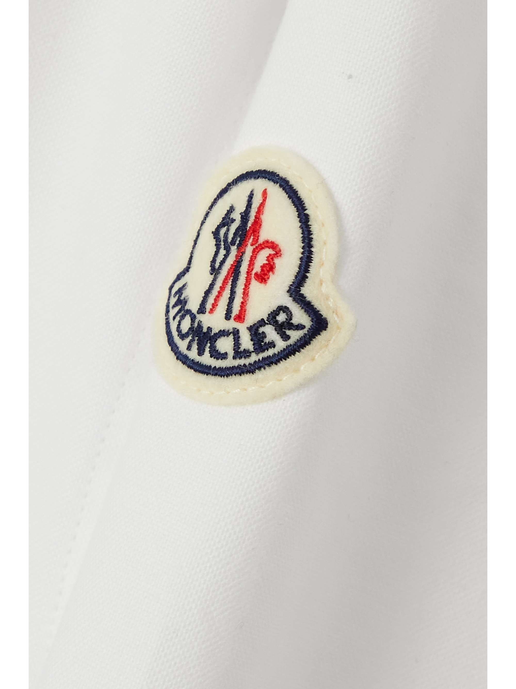Cropped cotton-poplin shirt view