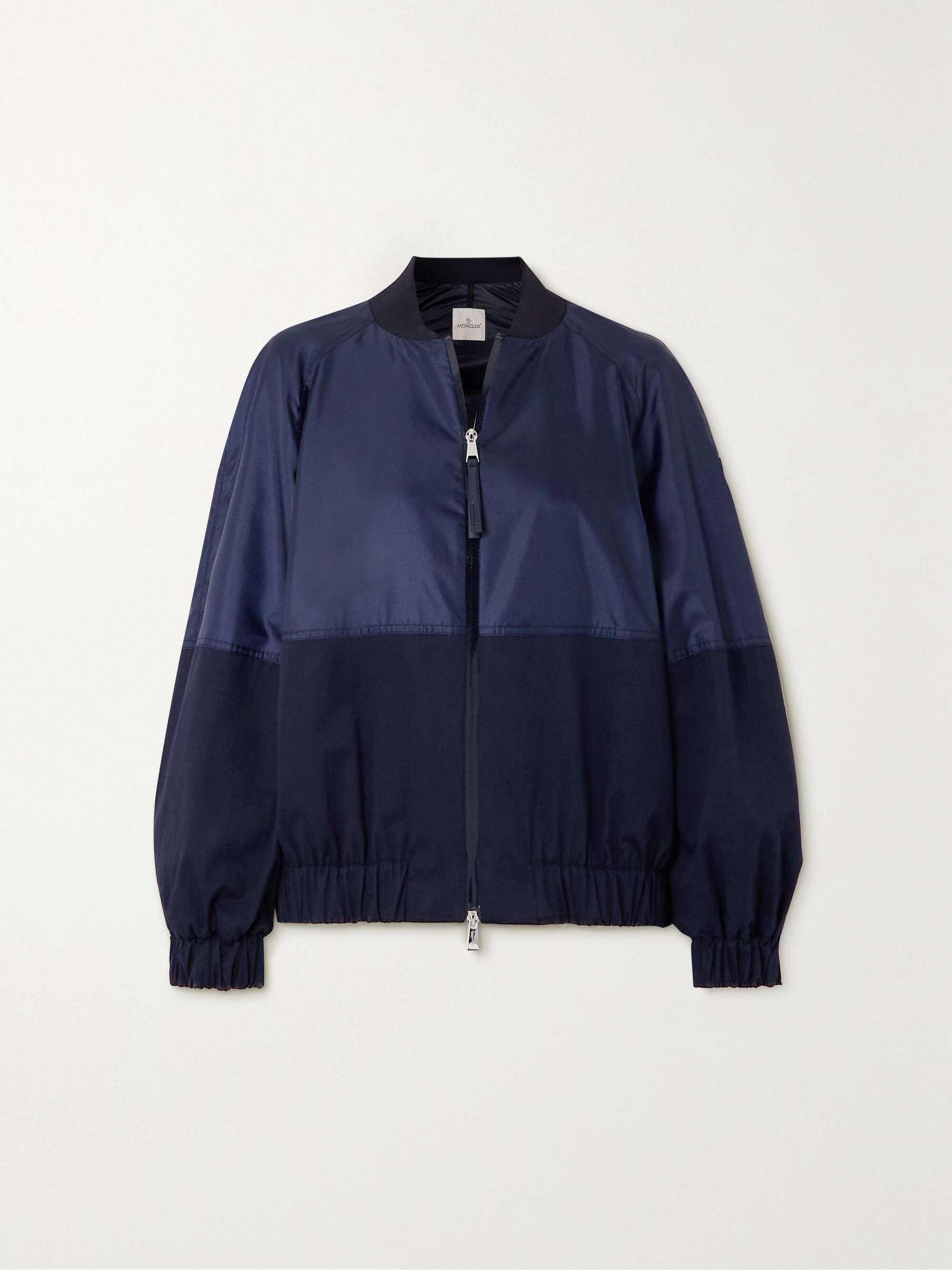 Gobie satin and cotton-blend twill bomber jacket view