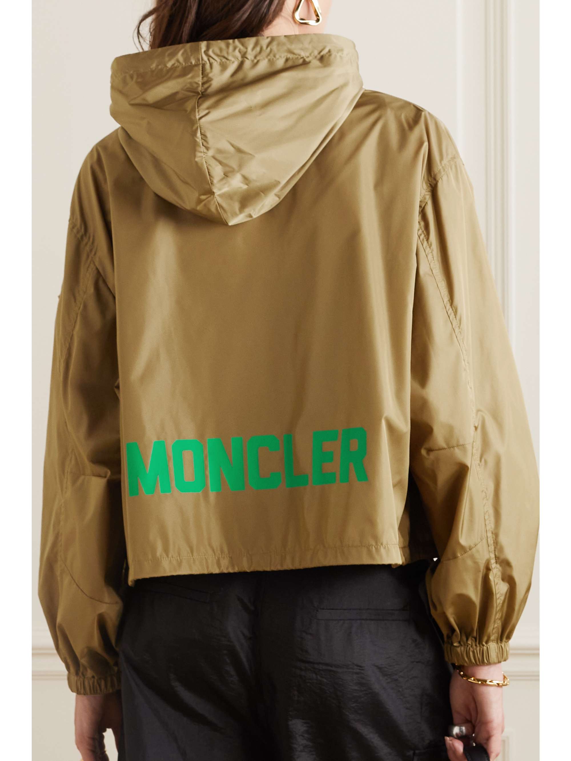 Vernois hooded printed shell jacket view