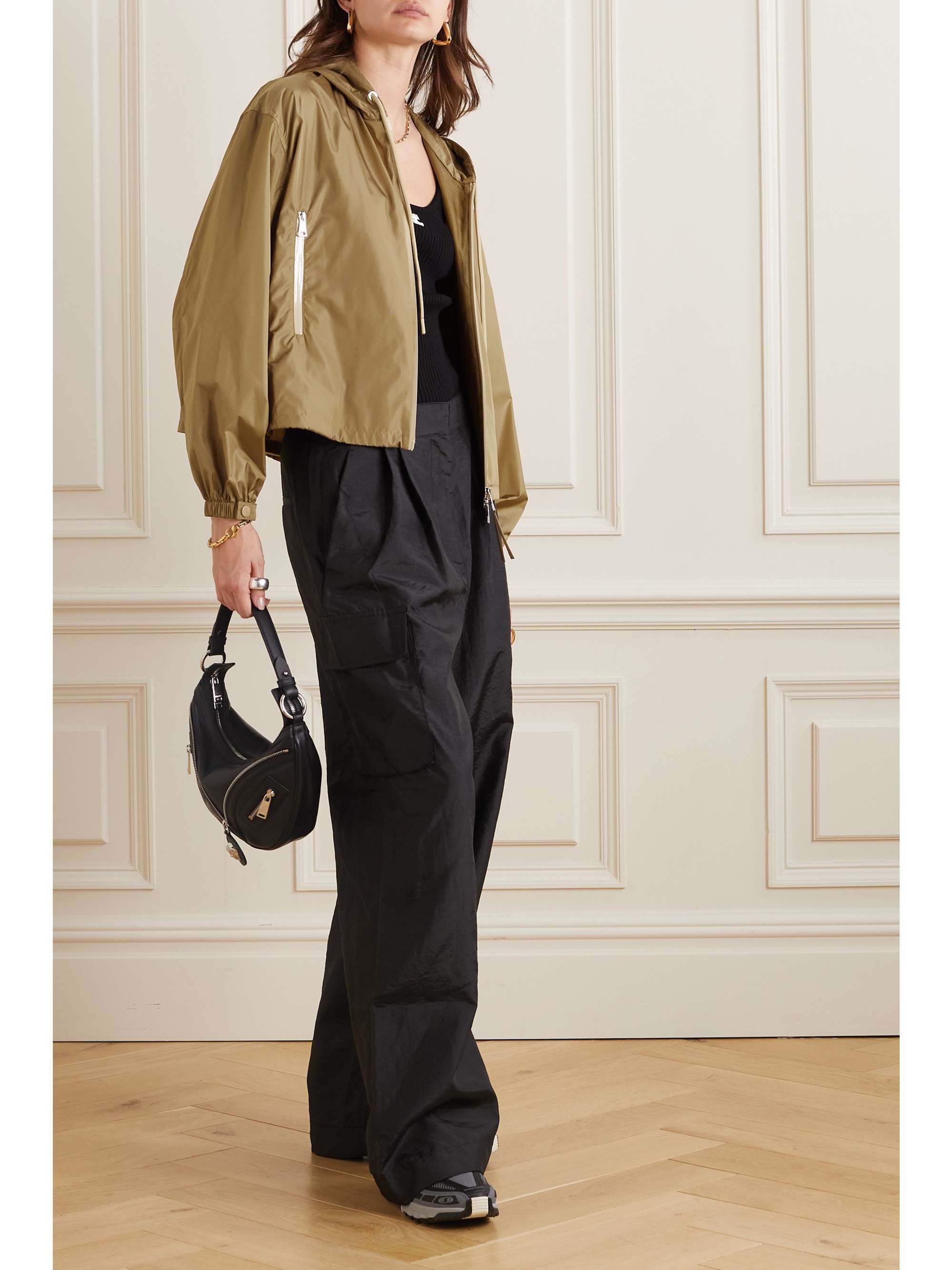 Vernois hooded printed shell jacket view