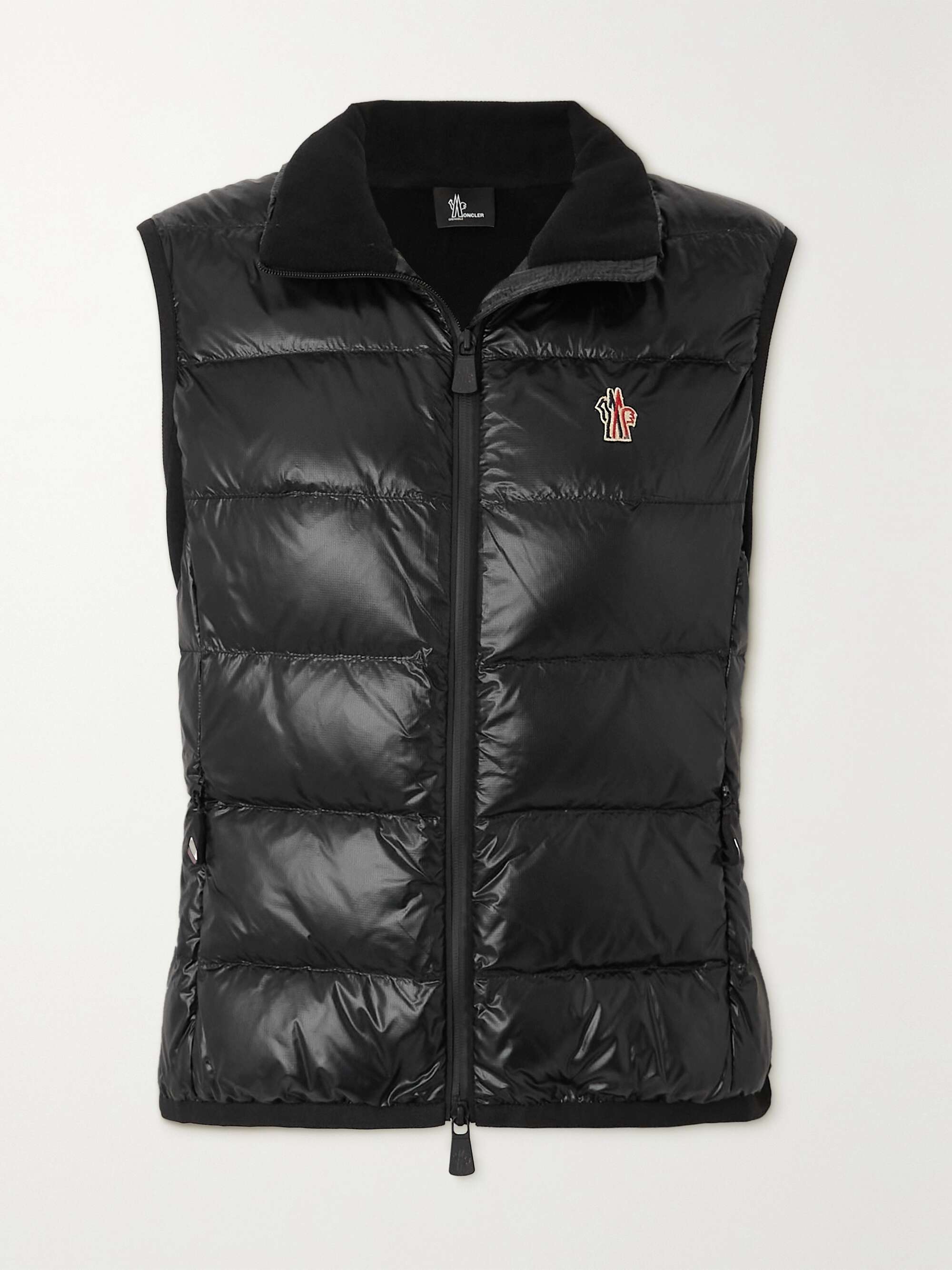 Quilted ripstop down vest view