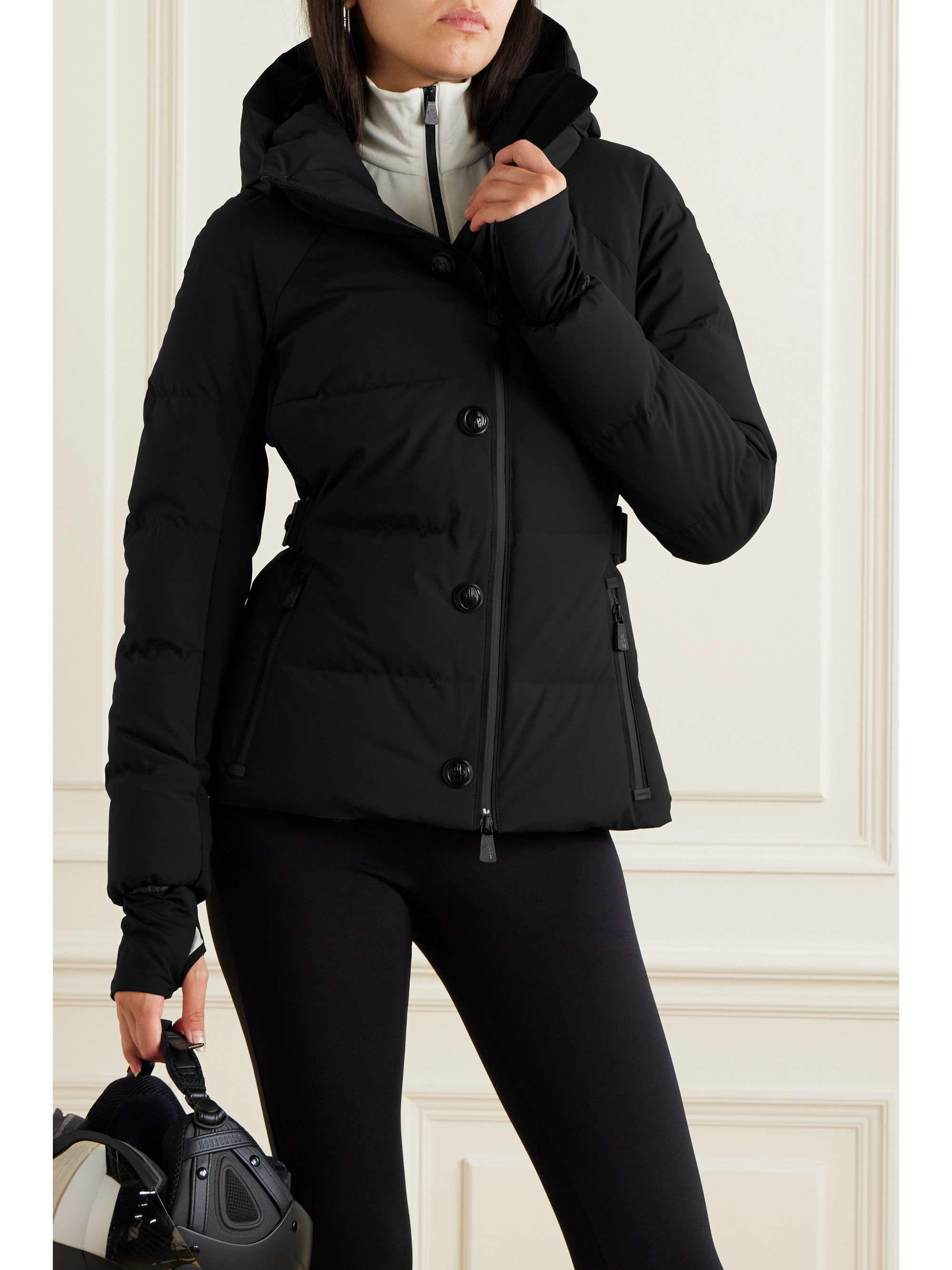 Guyane hooded down ski jacket view