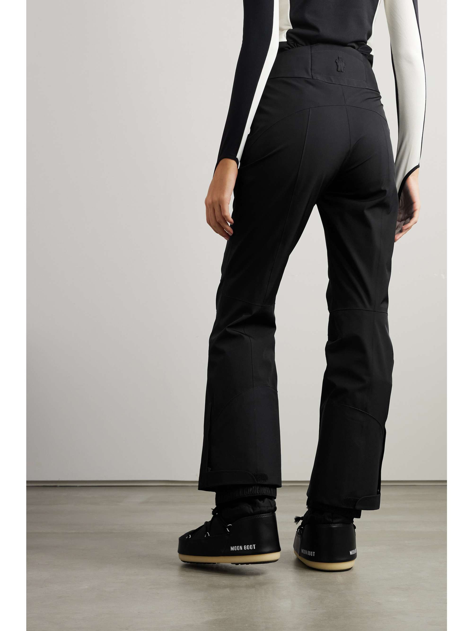 Buckled bootcut ski pants view