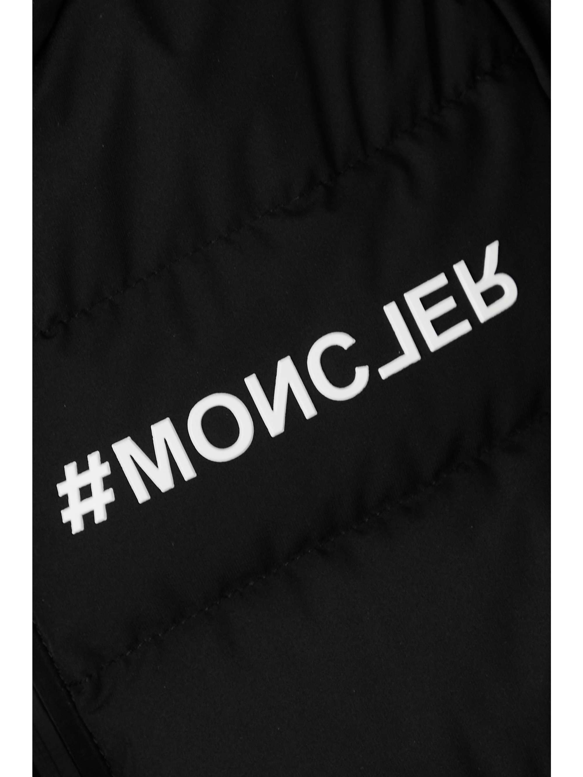 Bettex hooded belted quilted shell down jacket view