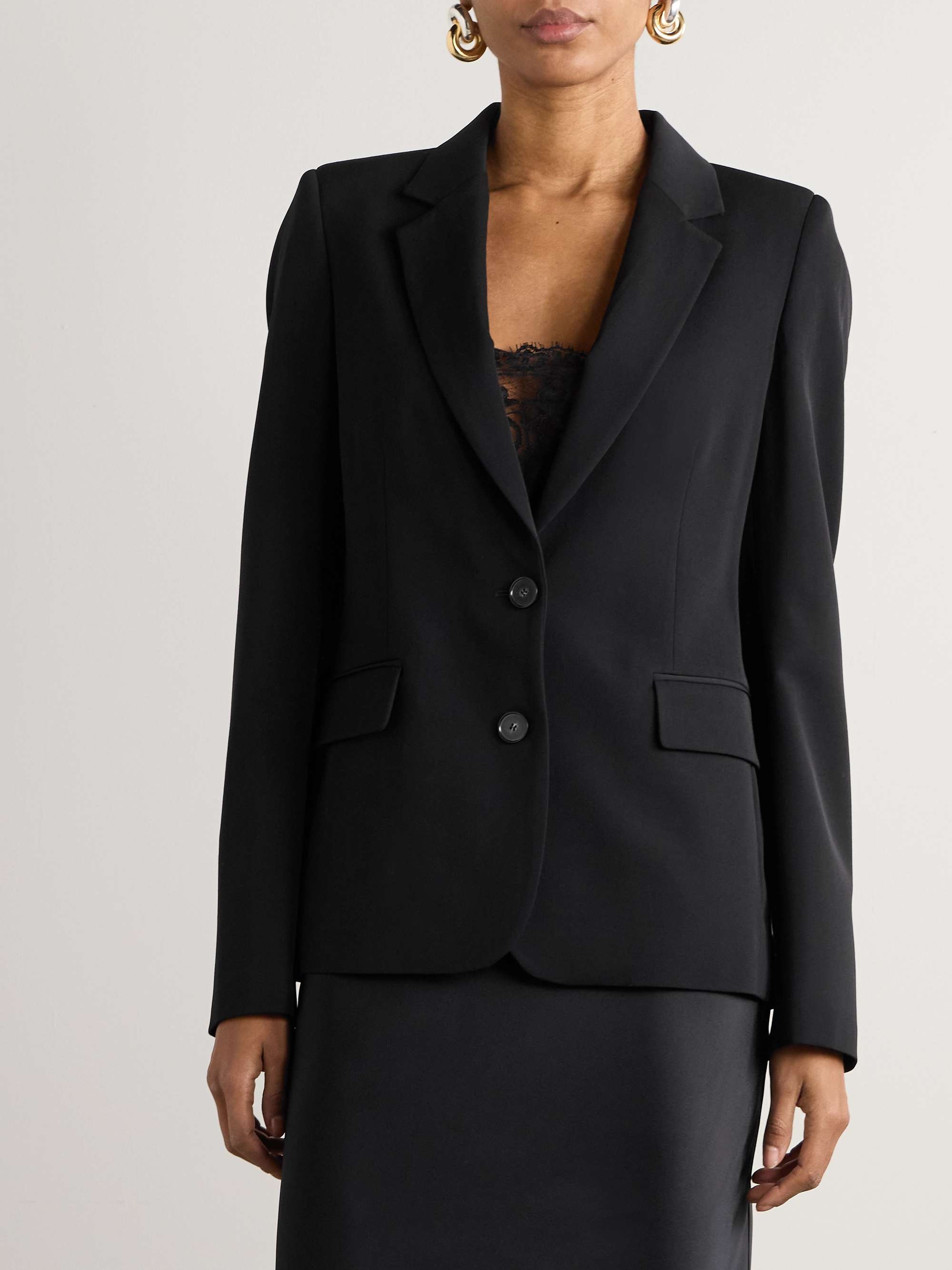 + NET SUSTAIN wool-blend twill blazer view