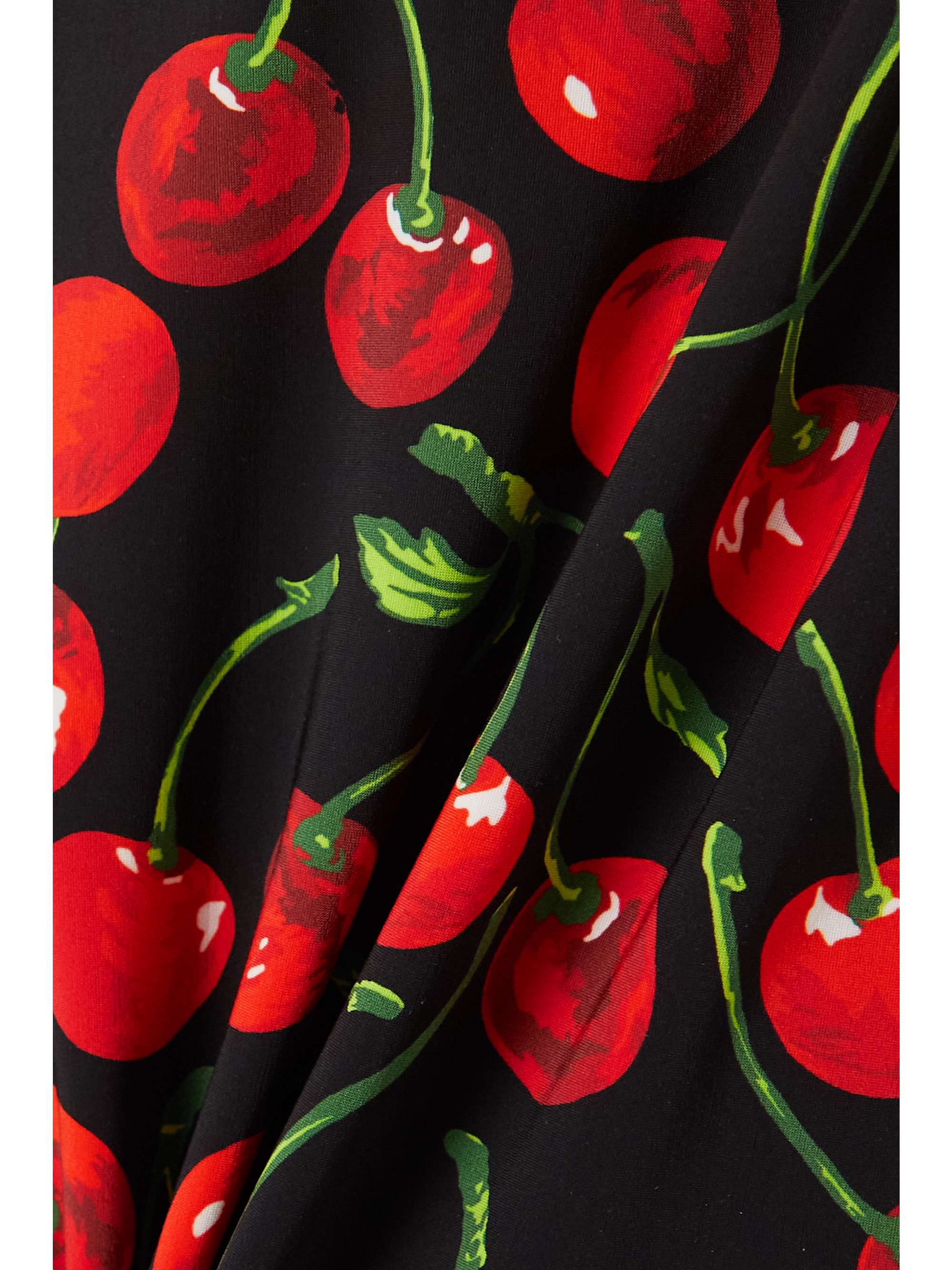 Printed stretch-jersey skirt view