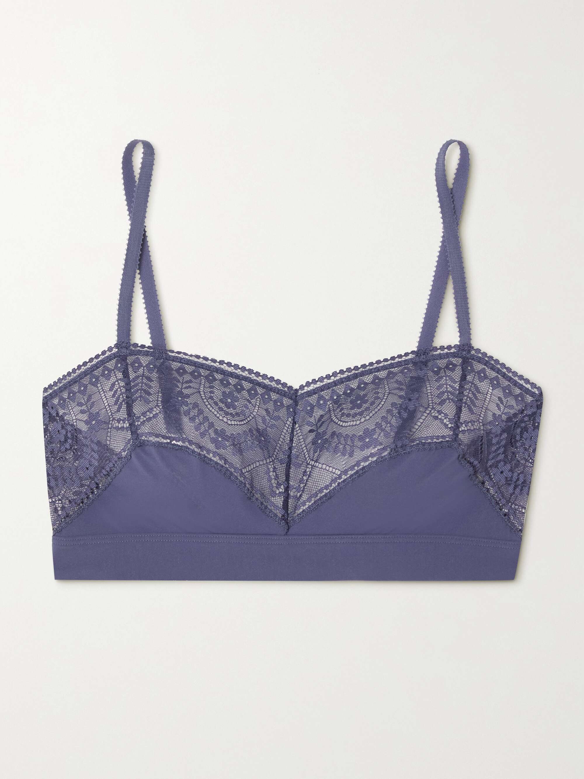 Néroli Cèdre stretch-jersey and lace soft-cup bra view