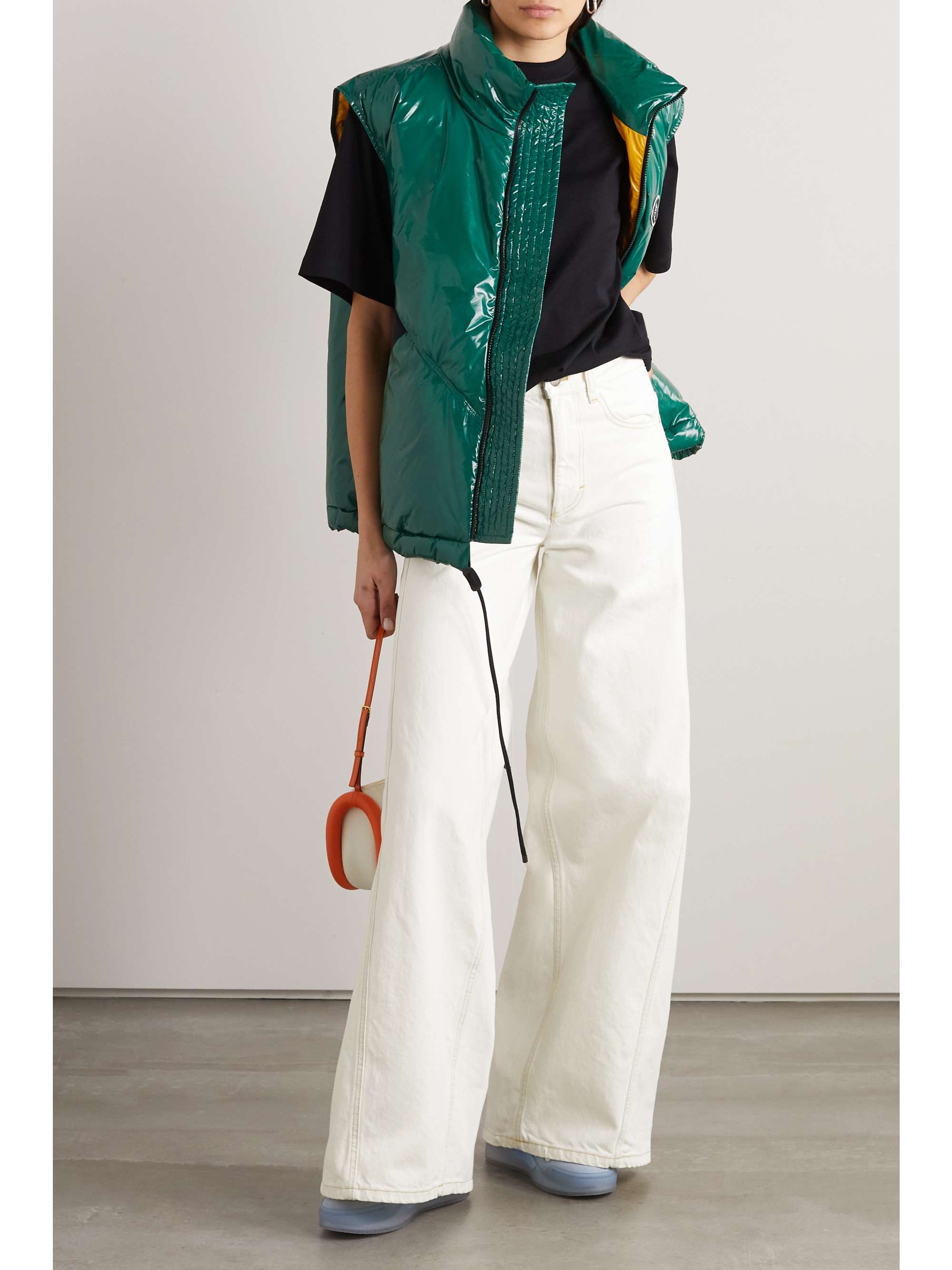 + Alicia Keys high-rise wide-leg jeans view