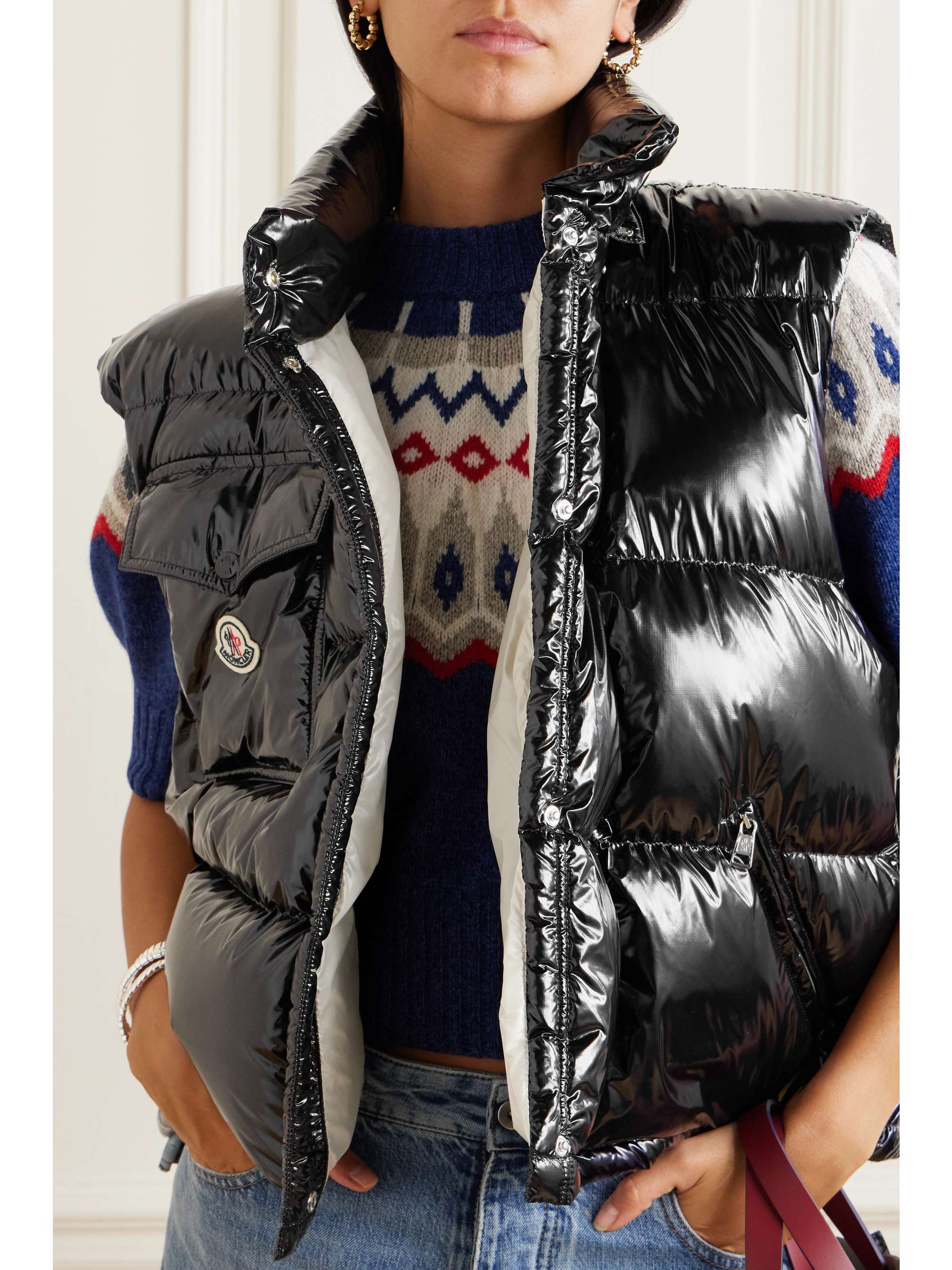 Karakorum convertible hooded quilted glossed-ripstop down jacket view