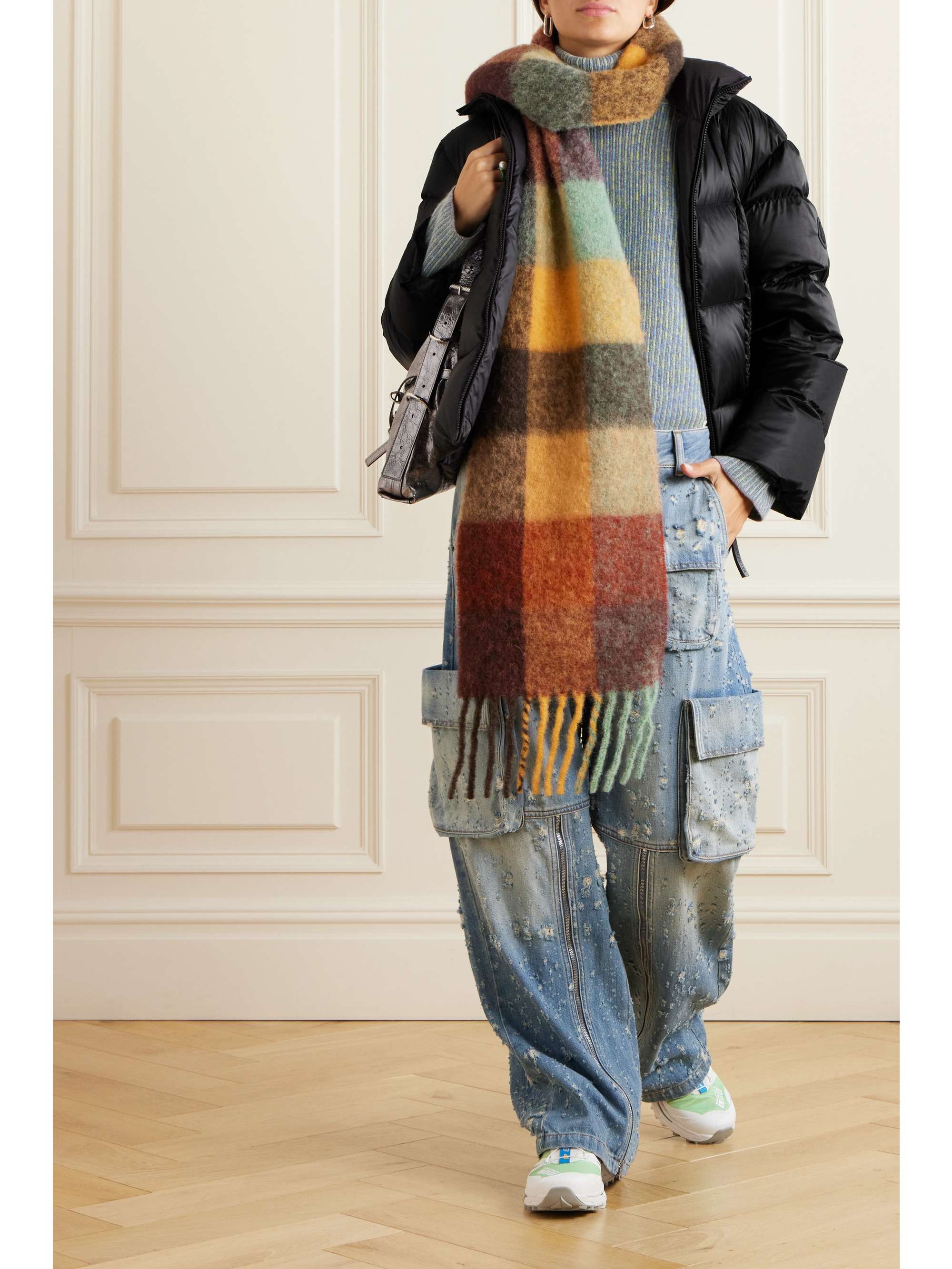 Byrone appliquéd quilted shell down jacket view