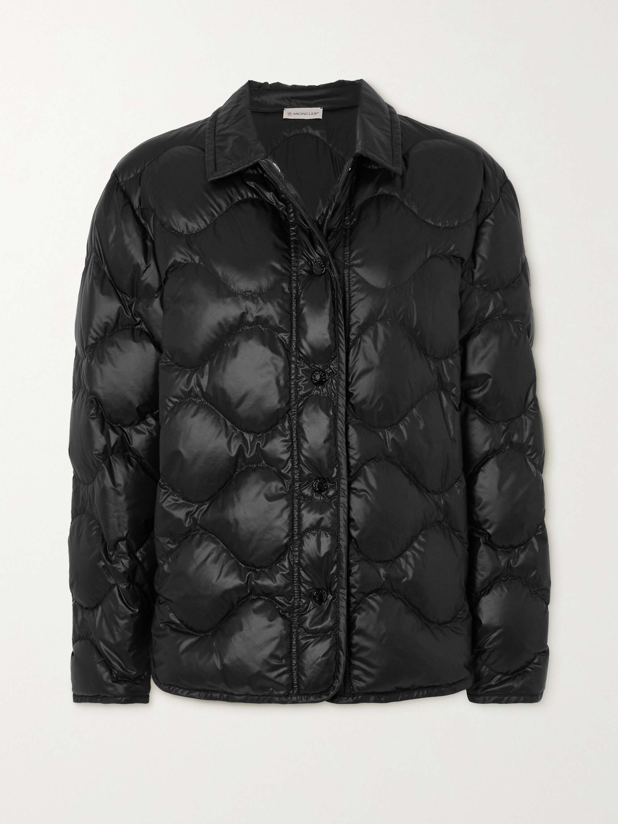 Quilted shell down jacket view