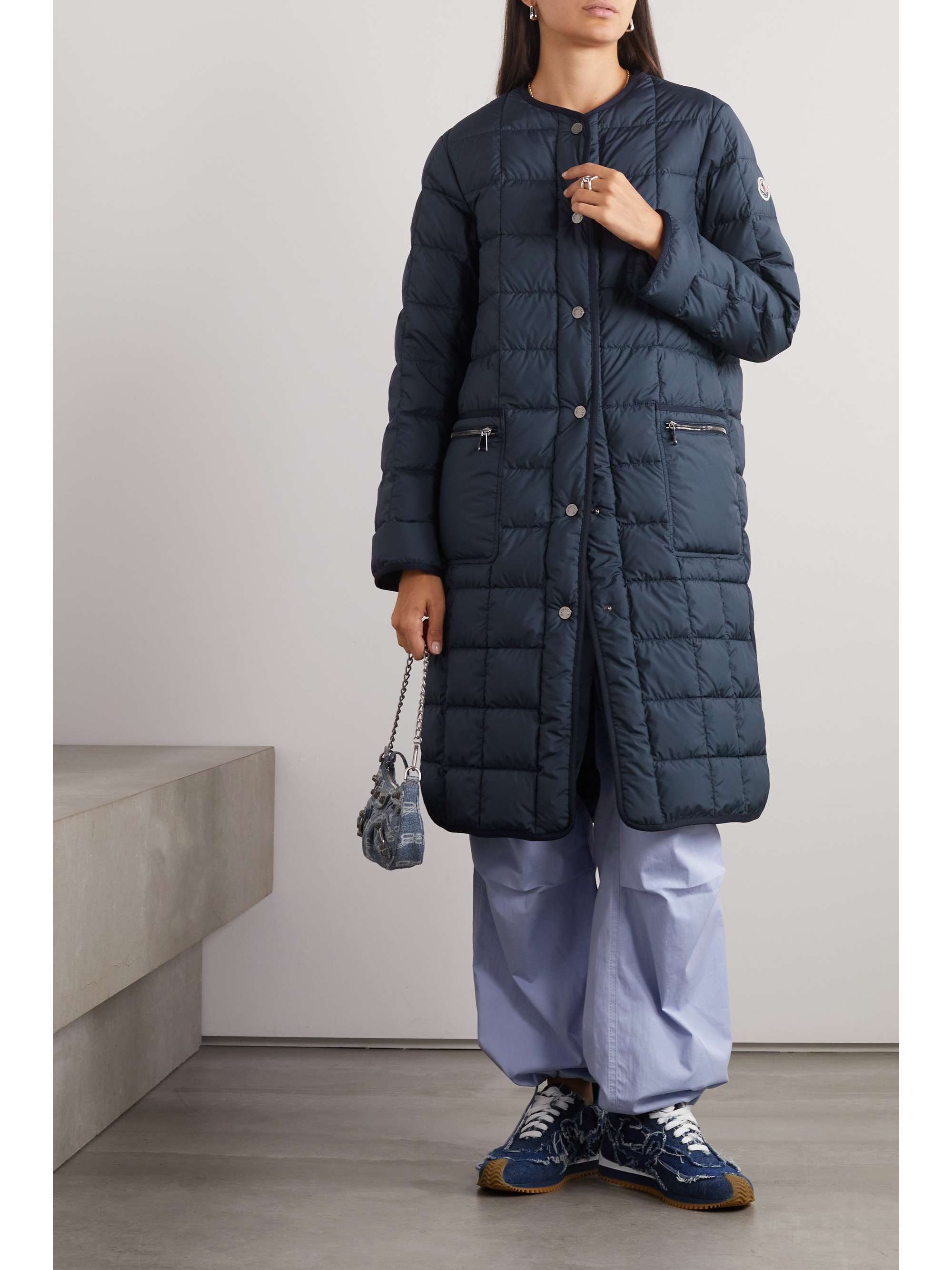 Faisan convertible quilted shell down coat view