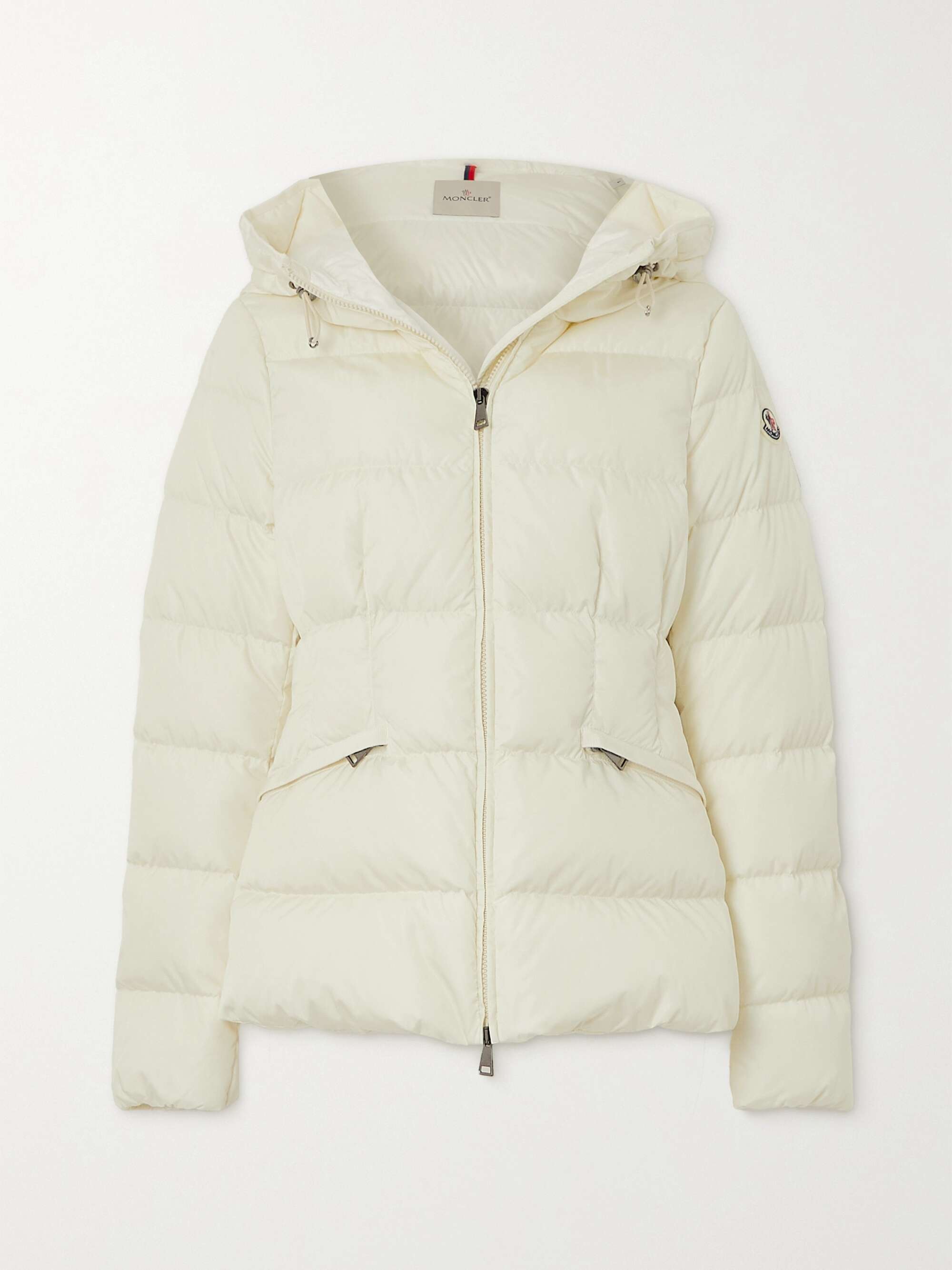 Avoce hooded quilted shell down jacket view