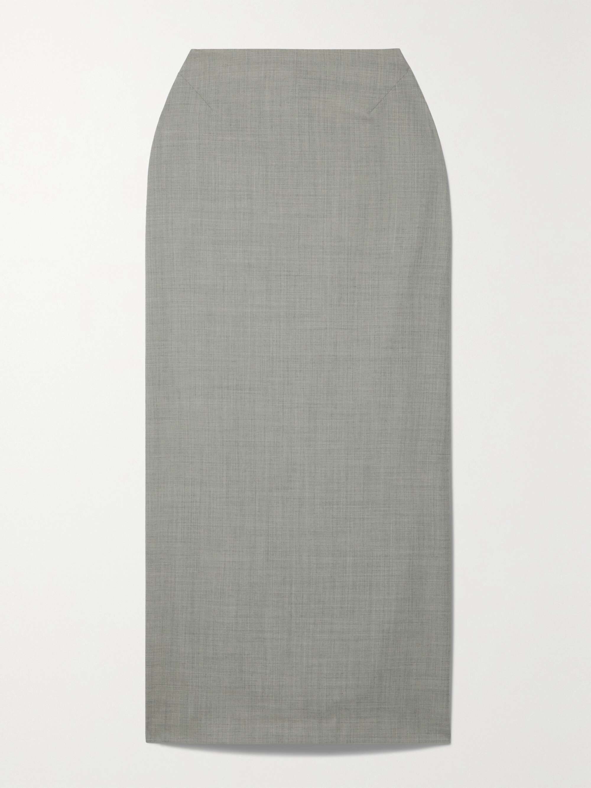 Berth wool maxi skirt view