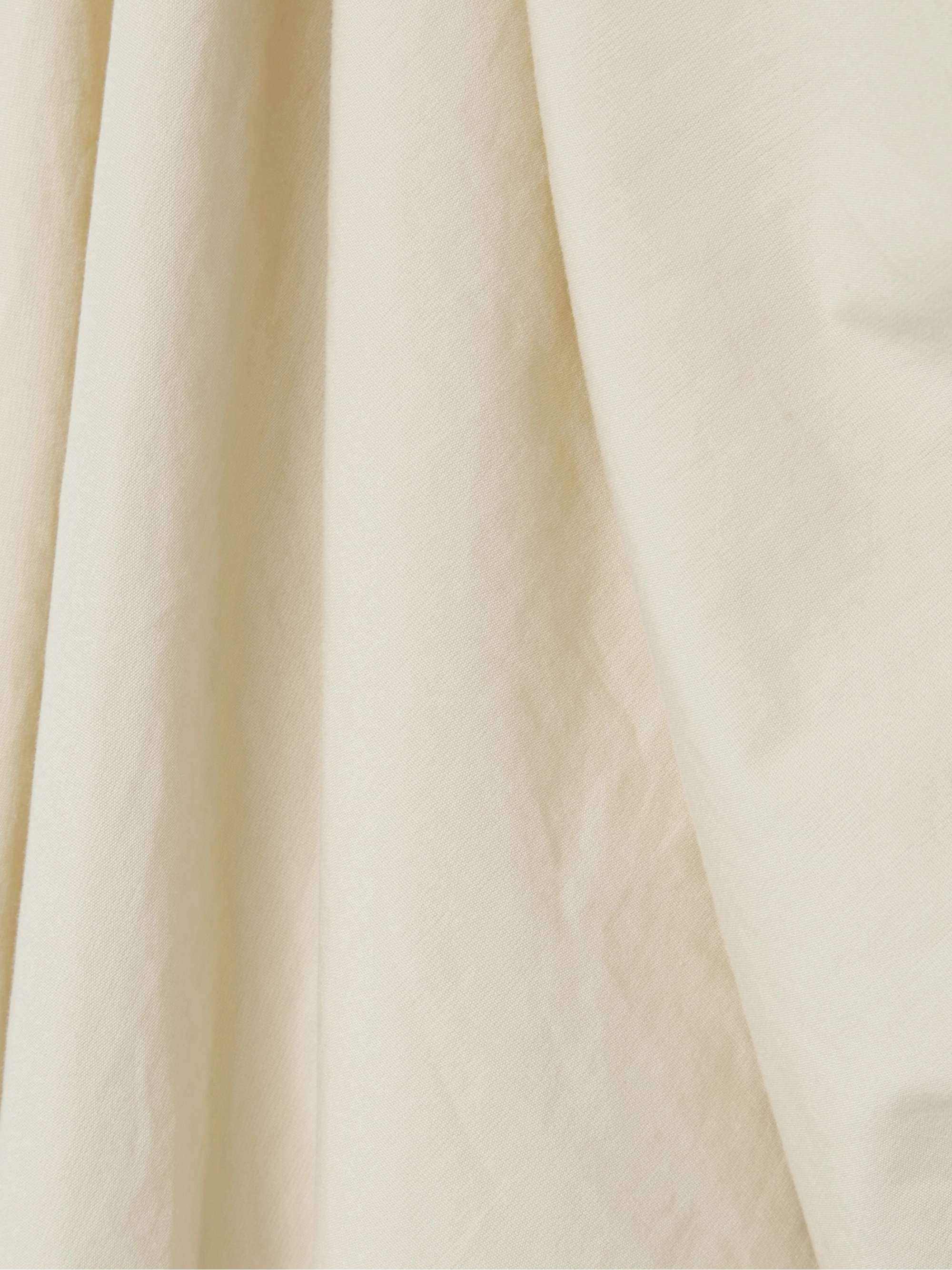 Bamaris draped cotton-poplin maxi dress view
