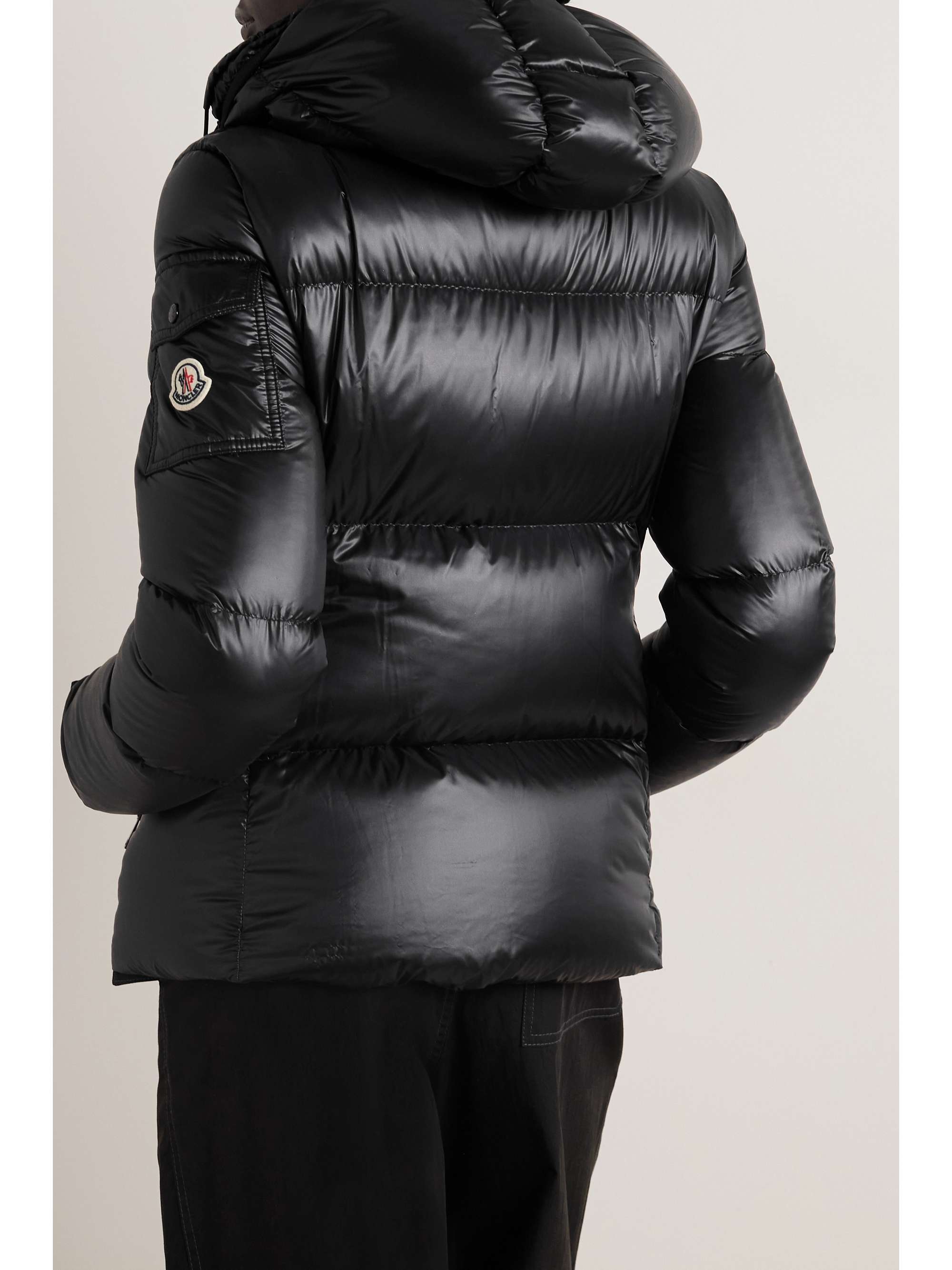 Fourmine hooded quilted shell down jacket view