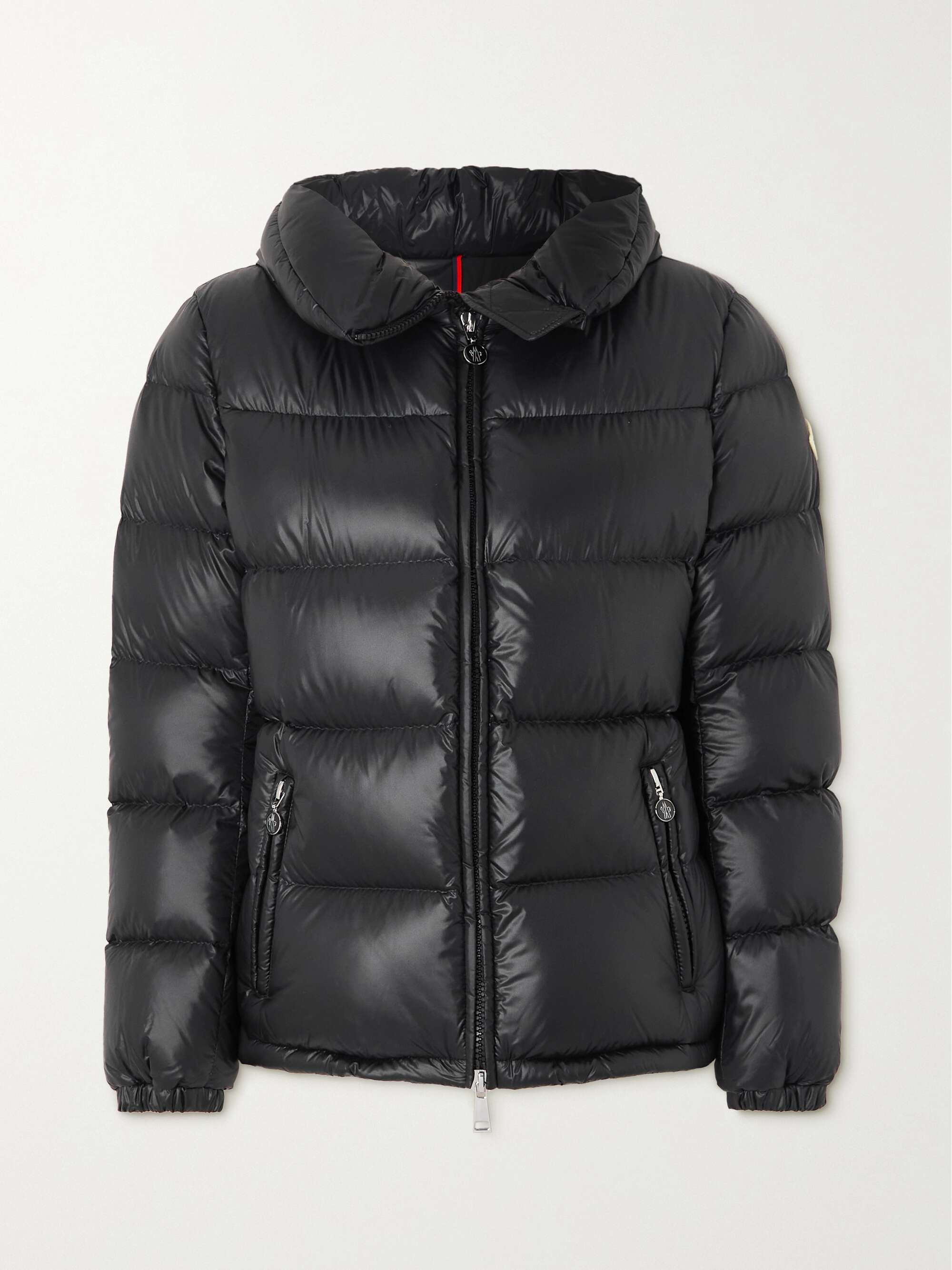 Douro hooded appliquéd quilted shell down jacket view