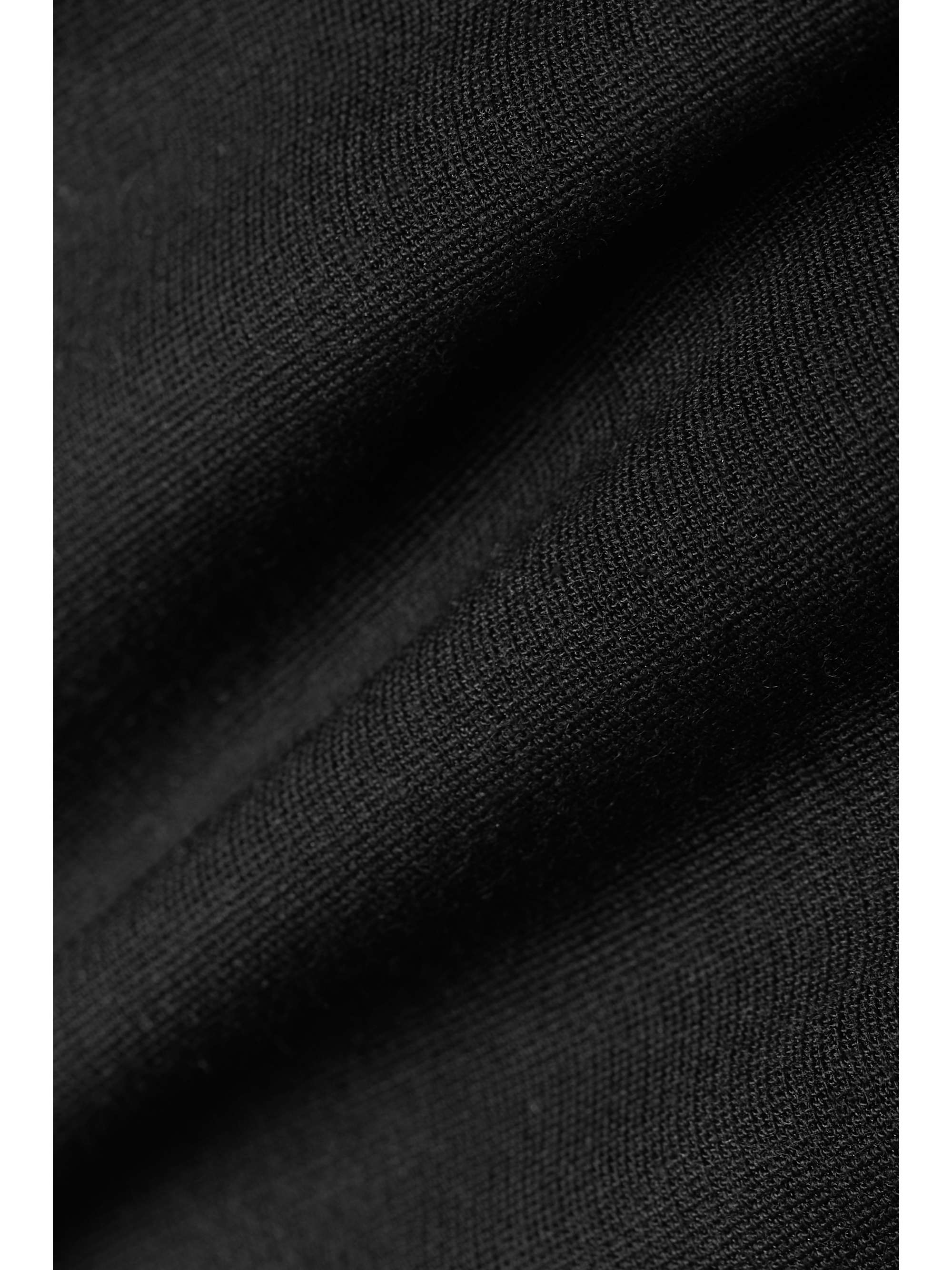 Rio strapless cropped stretch-ponte top view