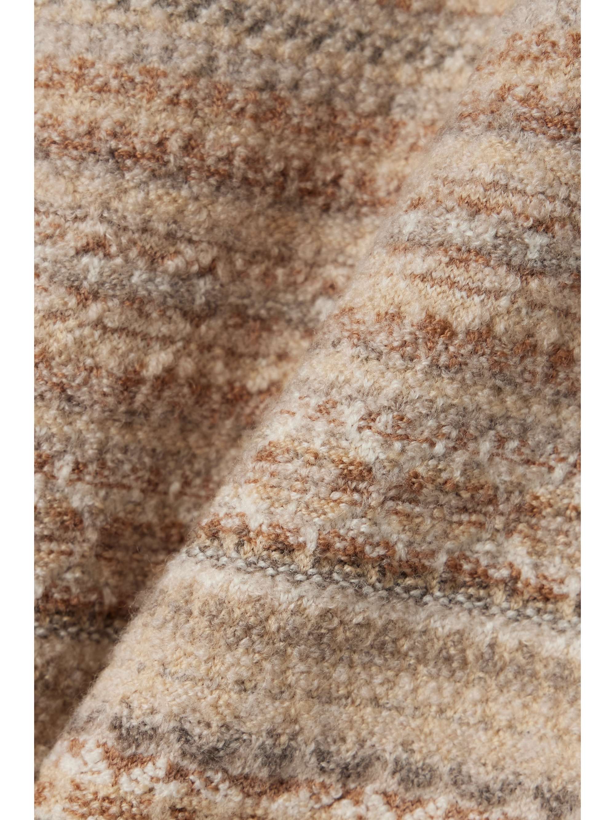 Fair Isle wool-blend tapered leggings view