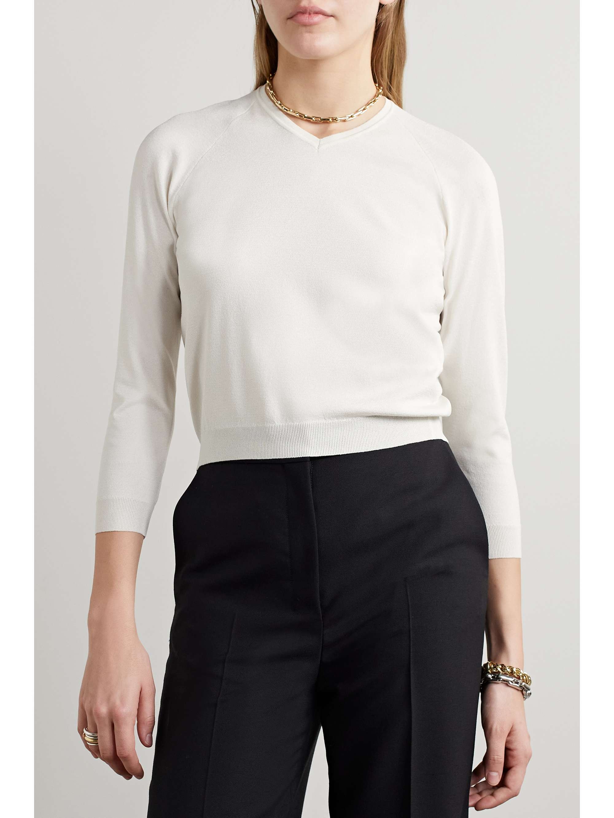 Corin silk-blend sweater view