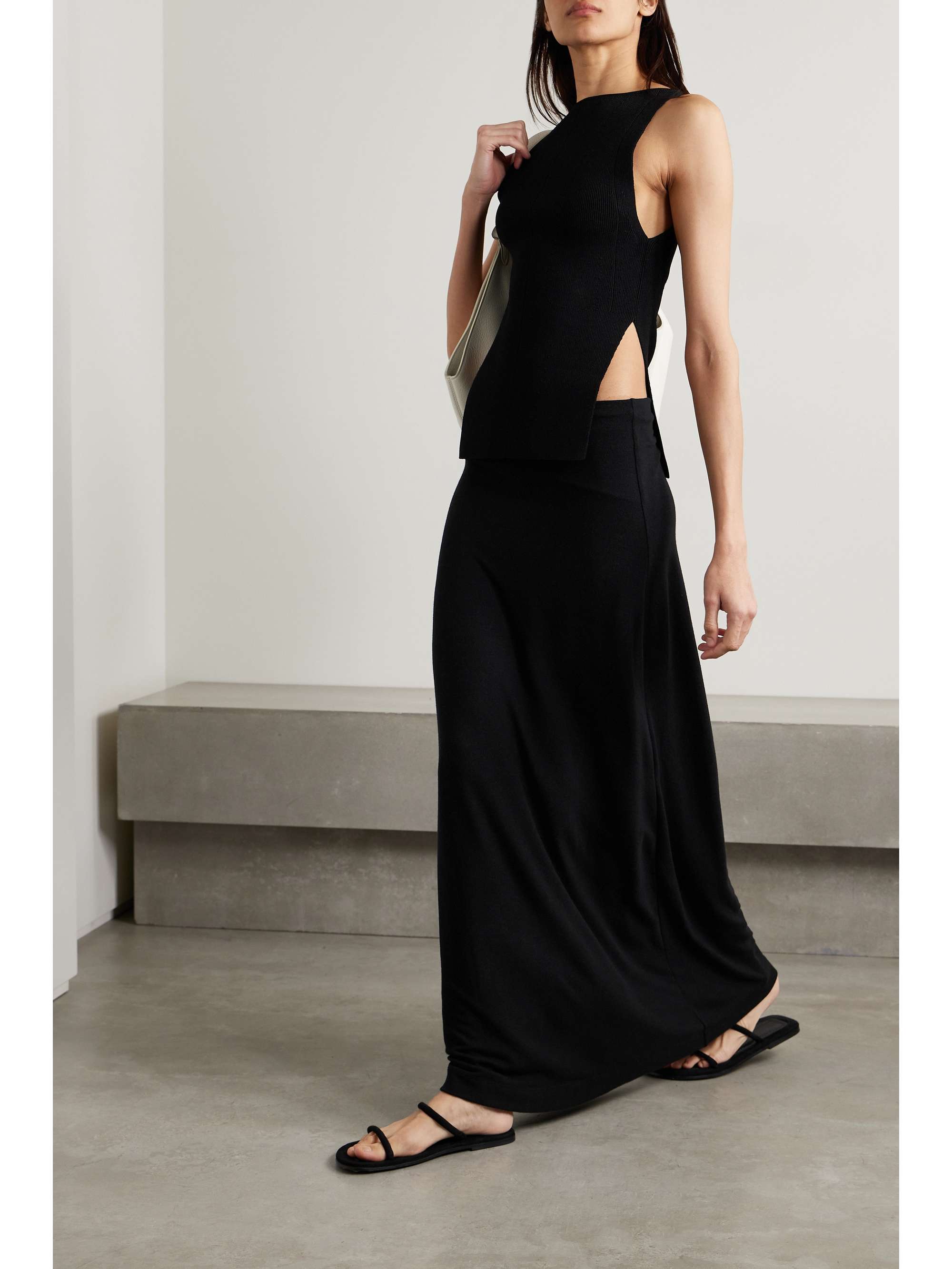Lauren stretch-knit maxi skirt view