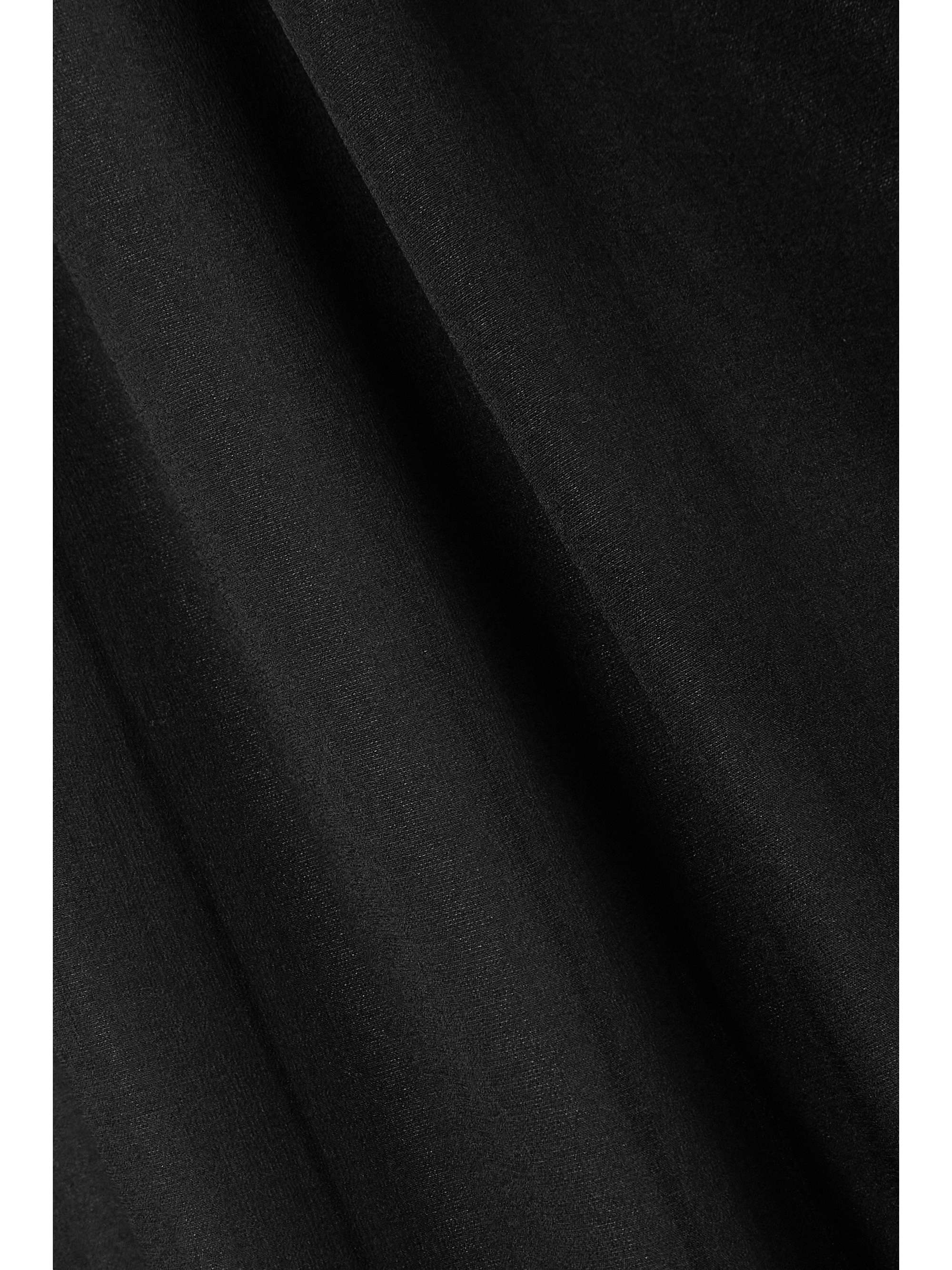 Silk-chiffon wide-leg pants view