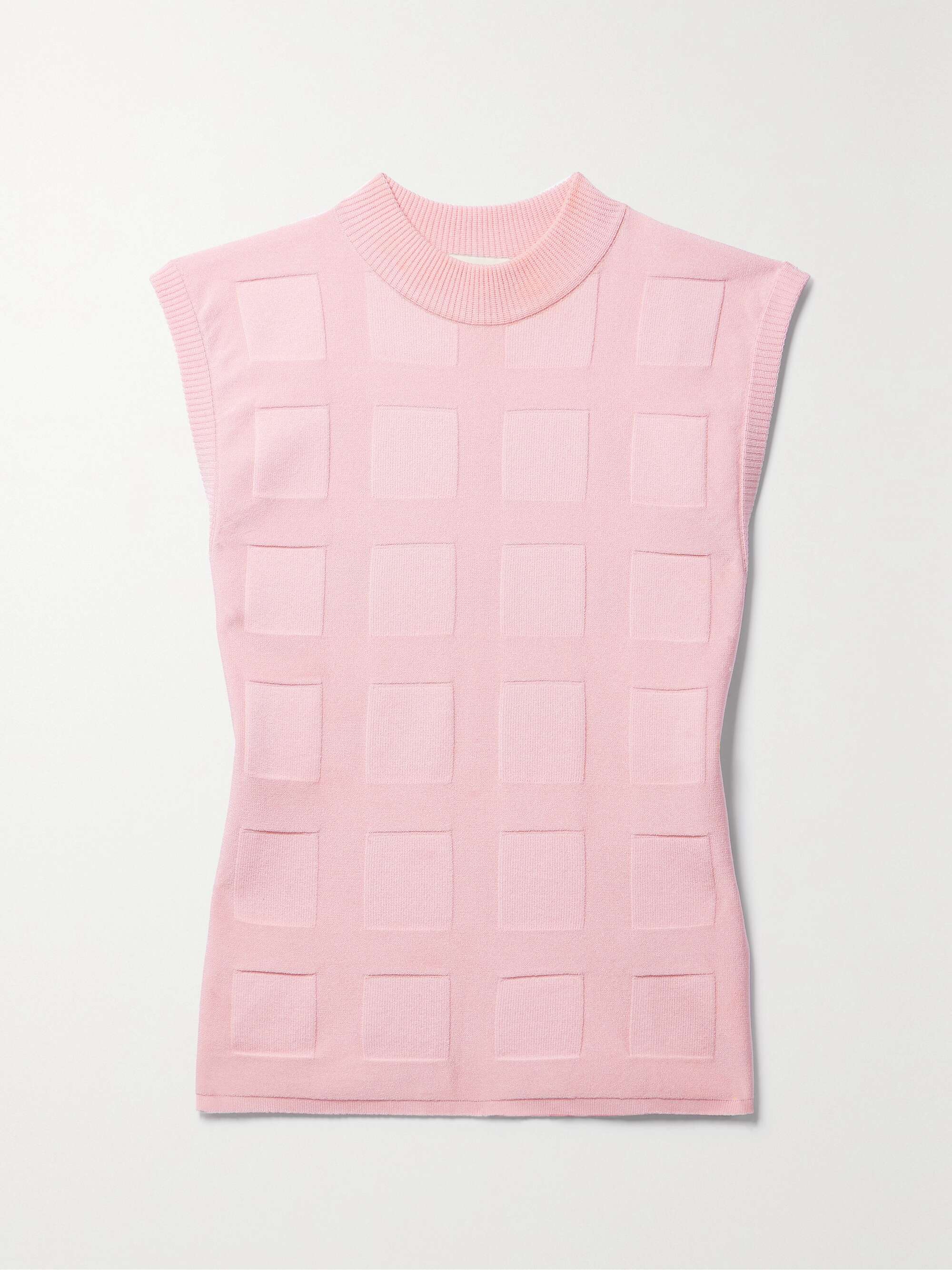 Drea jacquard-knit tank view