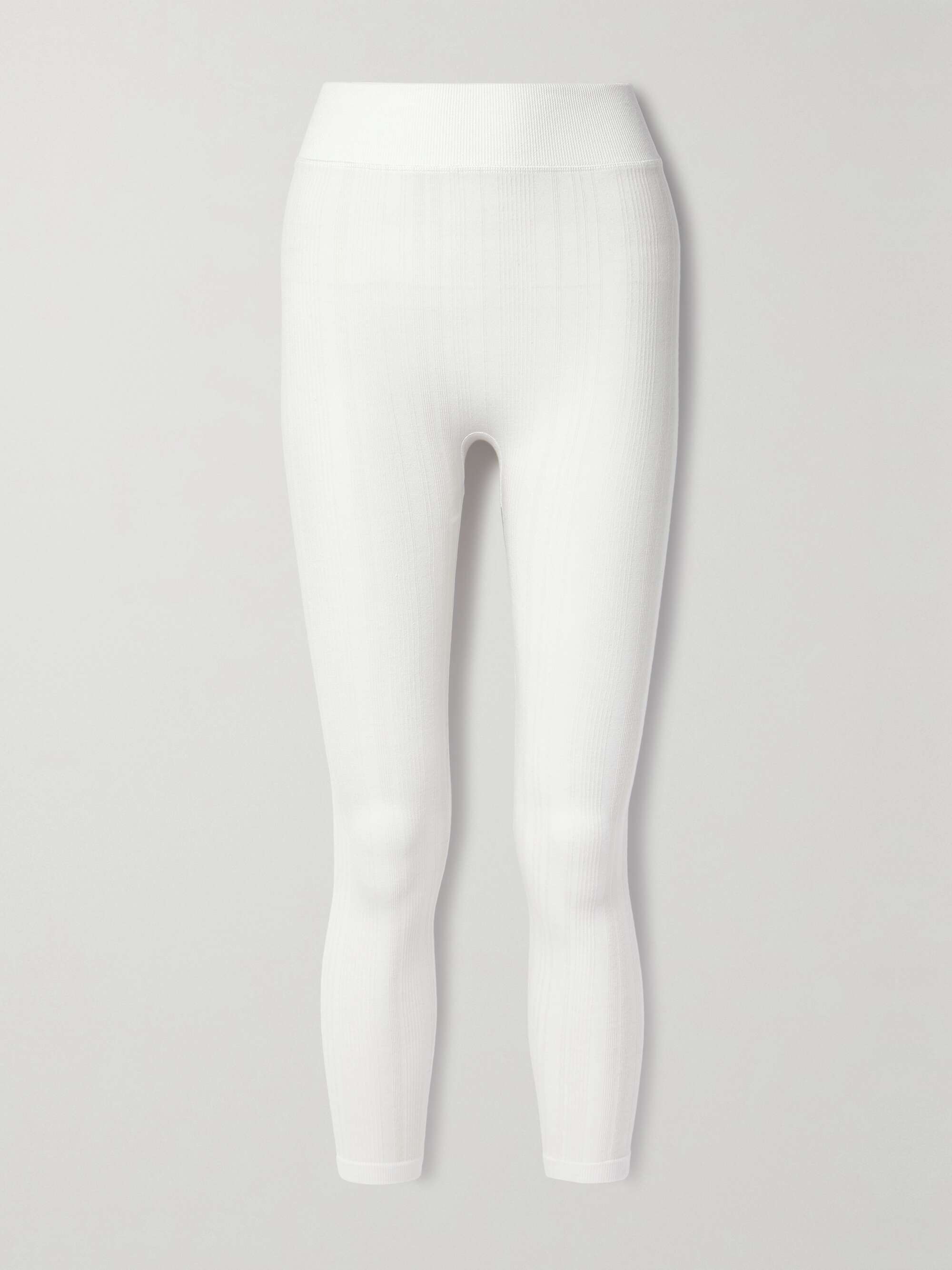 Sol ribbed stretch-jersey leggings view