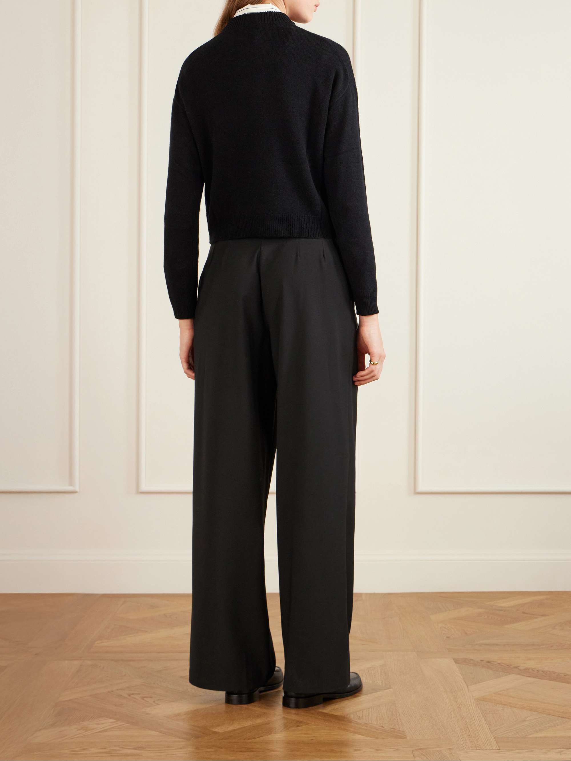 + NET SUSTAIN Wool and cashmere-blend sweater view