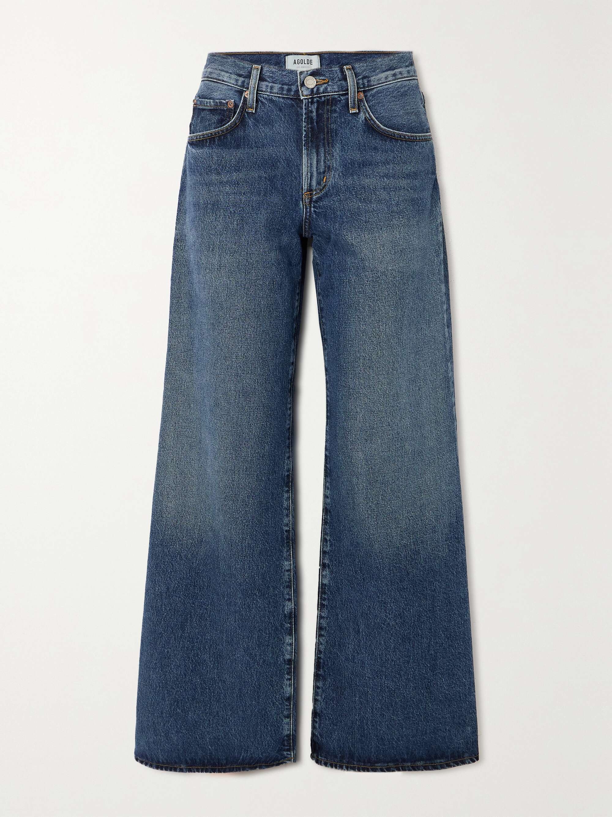 Clara Baggy low-rise wide-leg organic jeans view