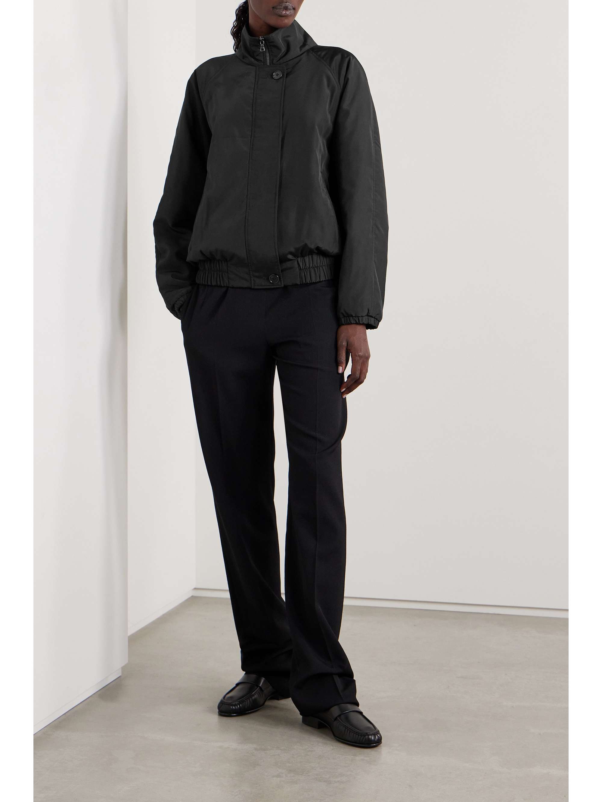 Ide padded shell bomber jacket view