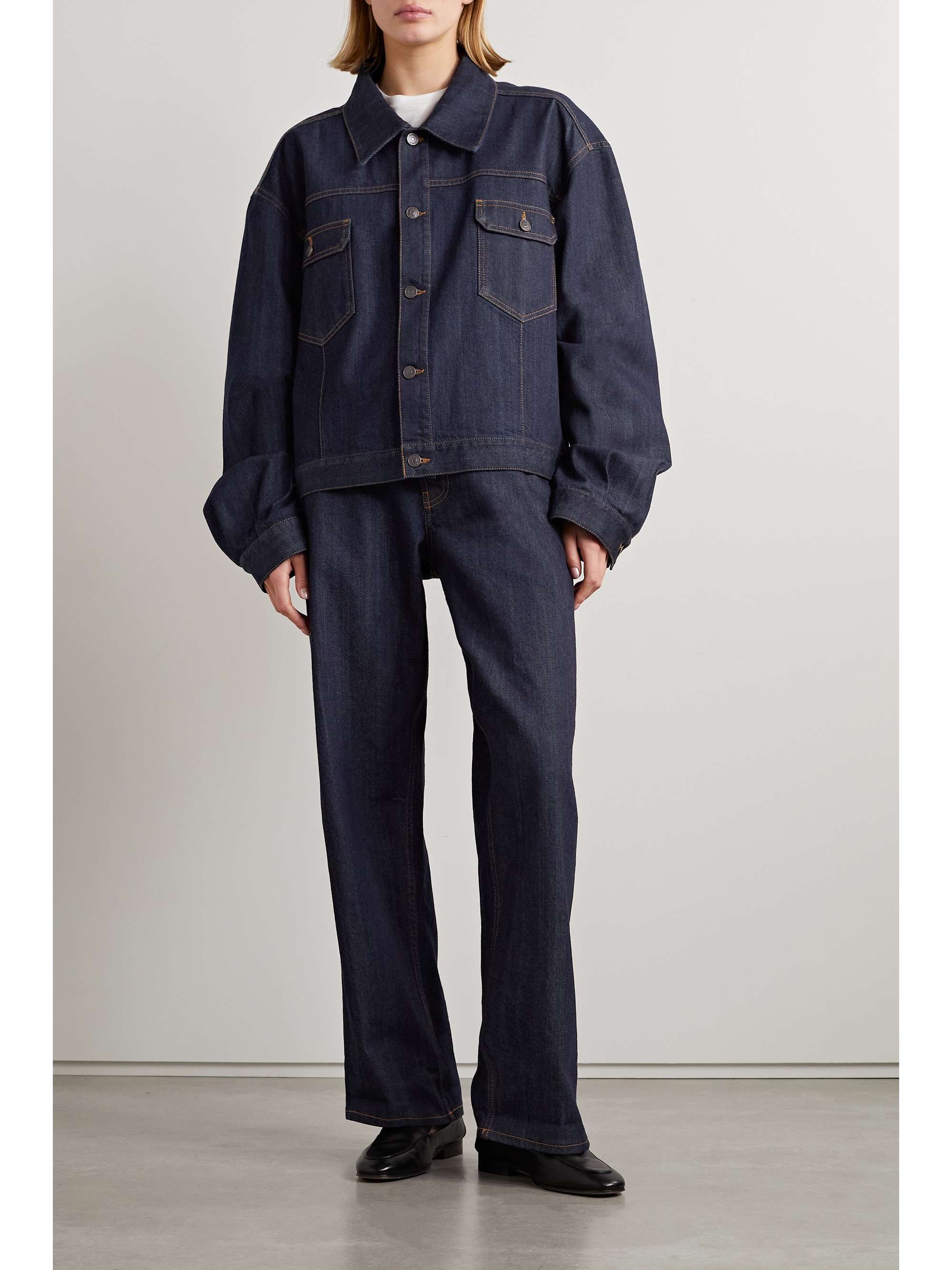 Ness oversized denim jacket view