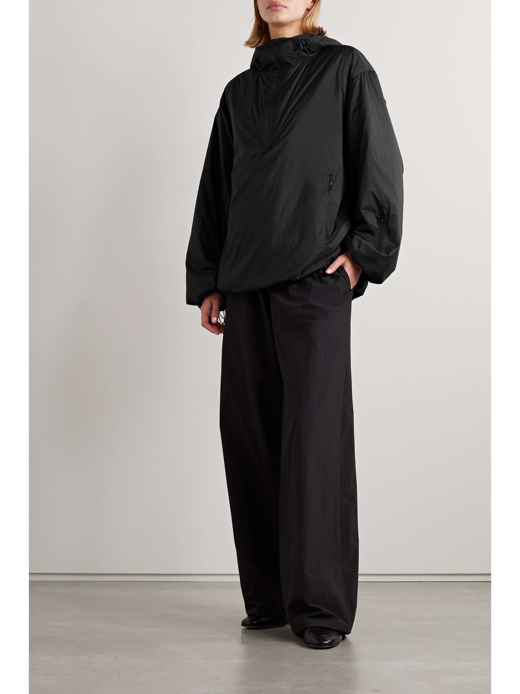 Althena hooded padded shell jacket view