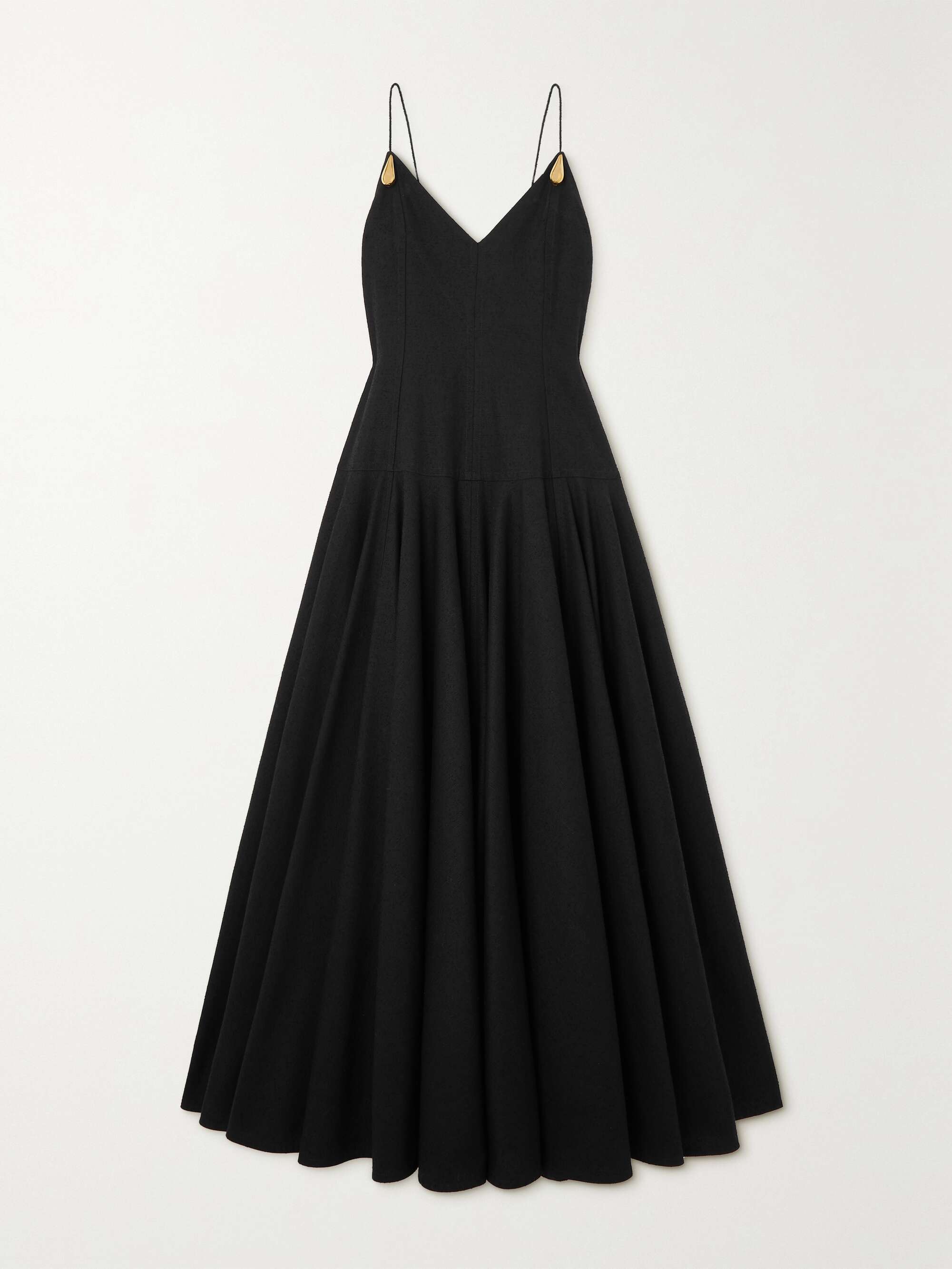 Embellished cotton maxi dress view
