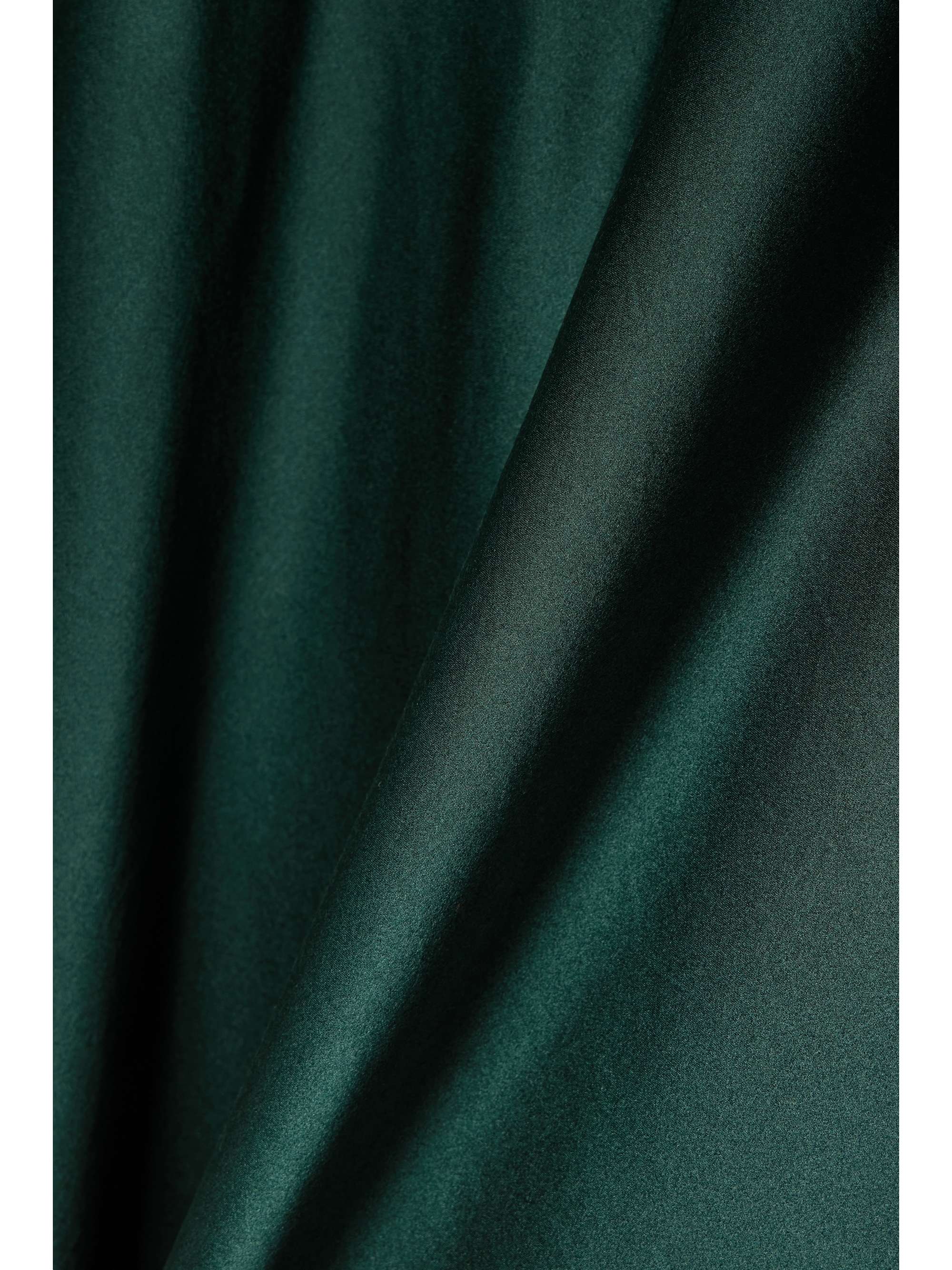 Melinda embroidered silk-satin midi dress view