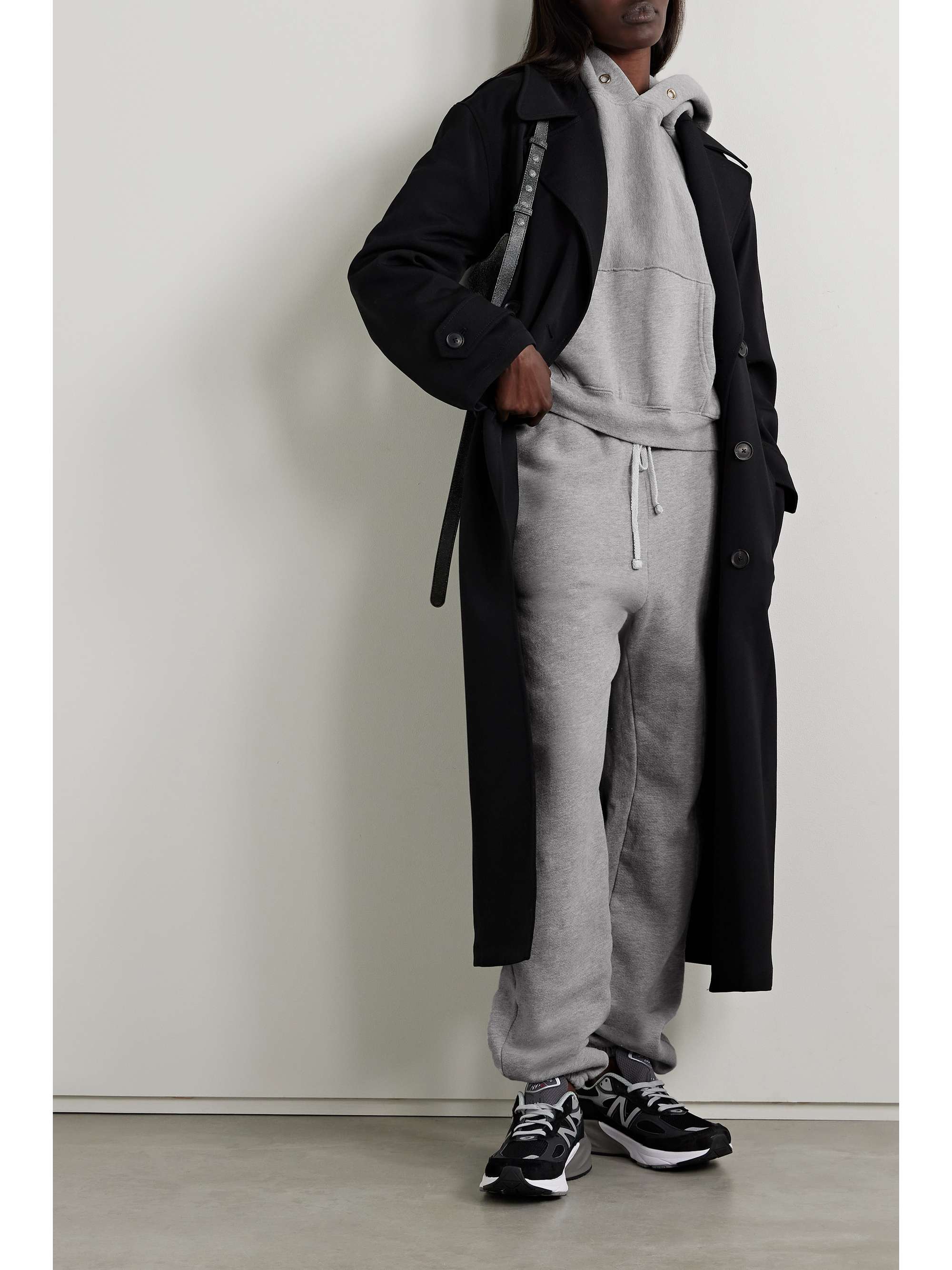 Dylan cotton-jersey track pants view