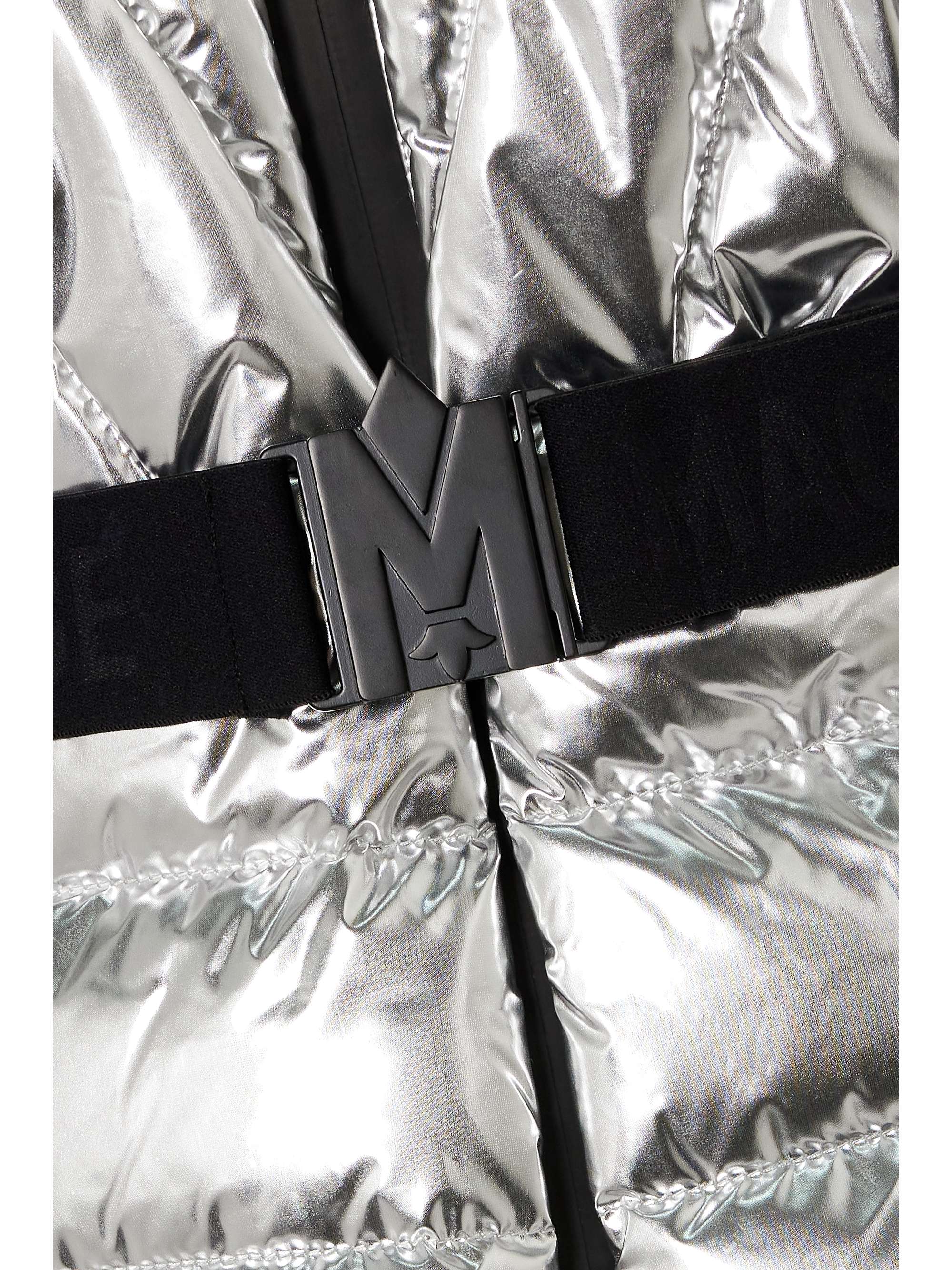 + NET SUSTAIN Elita metallic quilted down ski jacket view